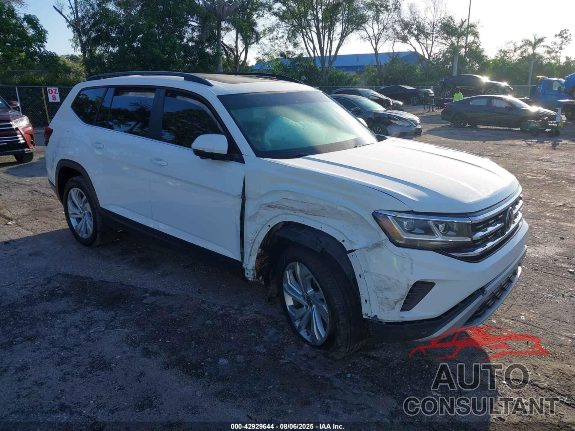 VOLKSWAGEN ATLAS 2021 - 1V2JR2CA4MC609542