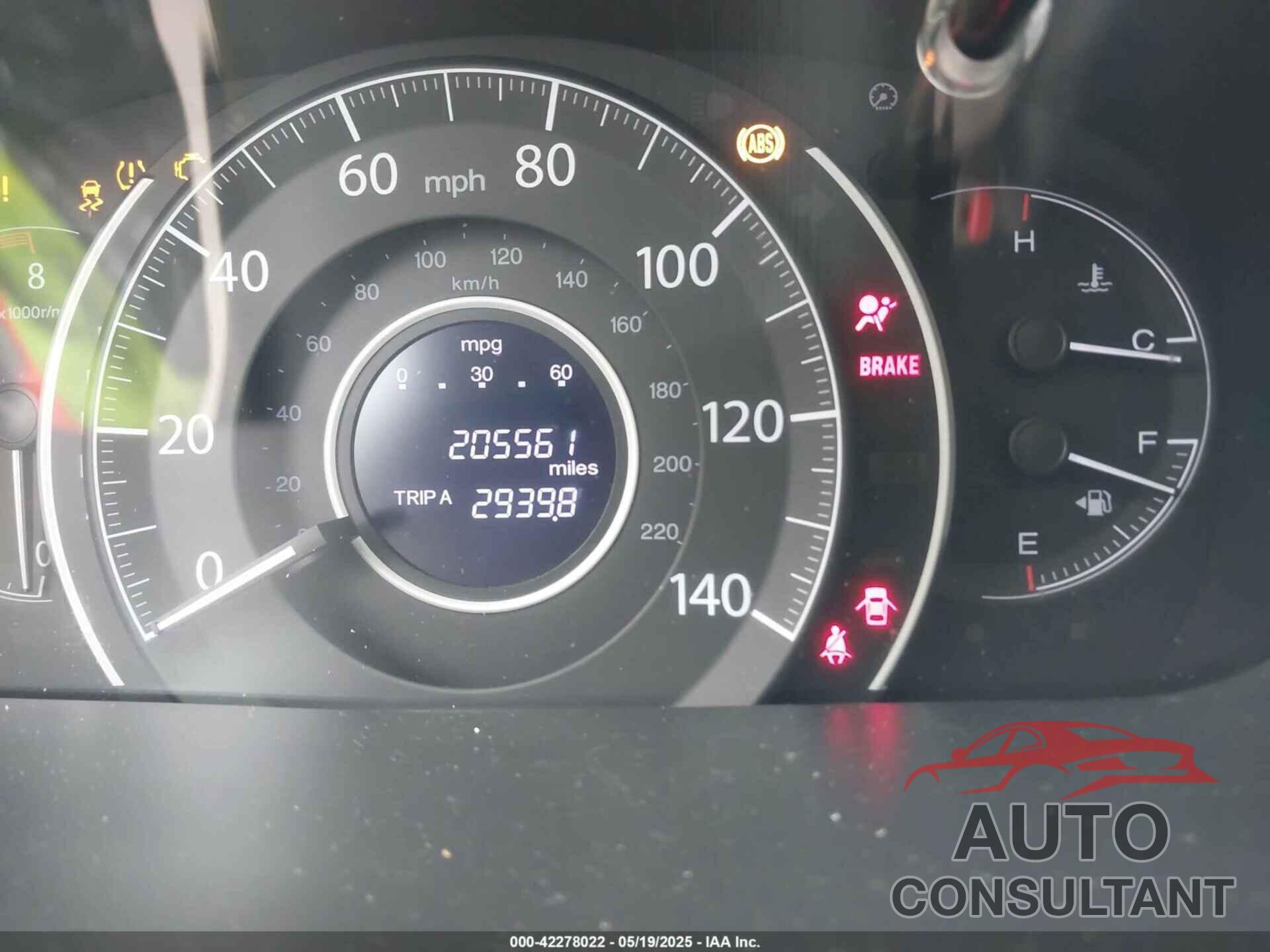 HONDA CR-V 2014 - 5J6RM3H76EL007484