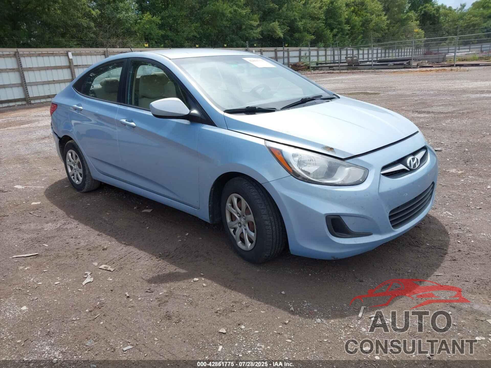 HYUNDAI ACCENT 2013 - KMHCT4AE5DU387046