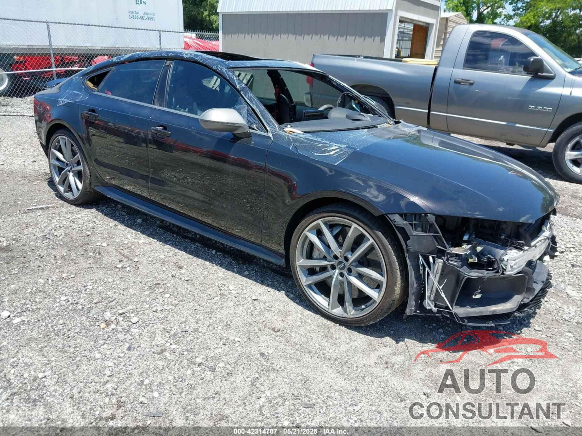 AUDI RS 7 2017 - WUAWRBFC4HN902942