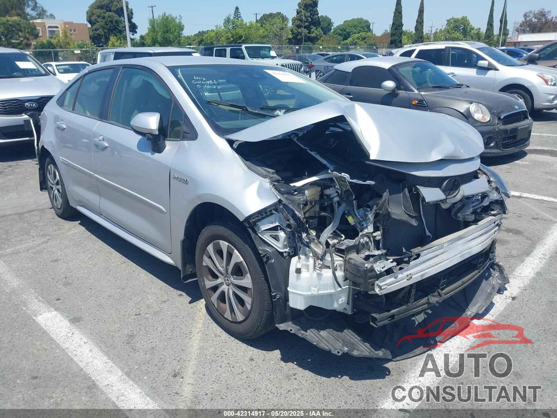 TOYOTA COROLLA 2020 - JTDEBRBE6LJ010706