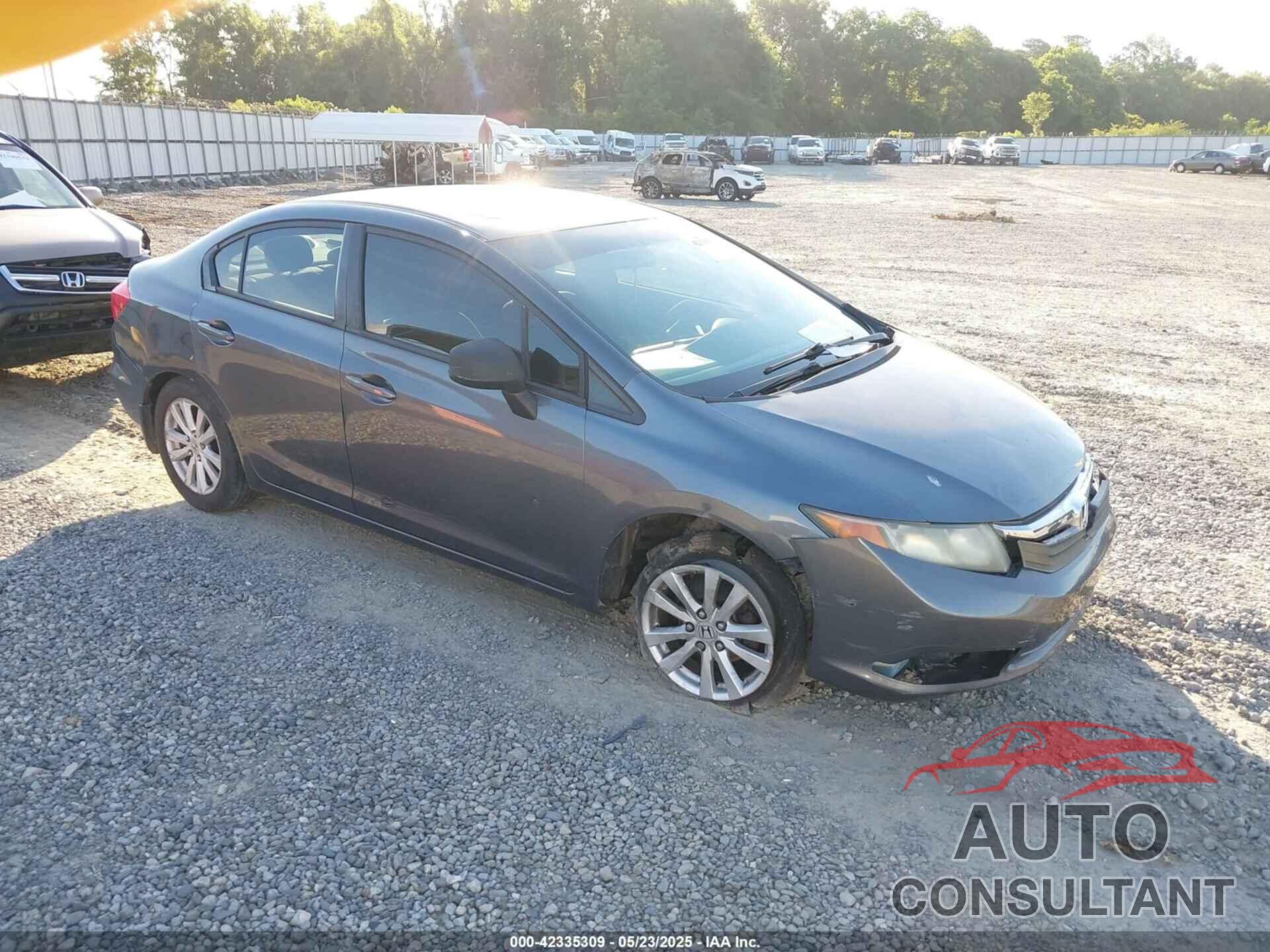 HONDA CIVIC 2012 - 2HGFB2F86CH510545