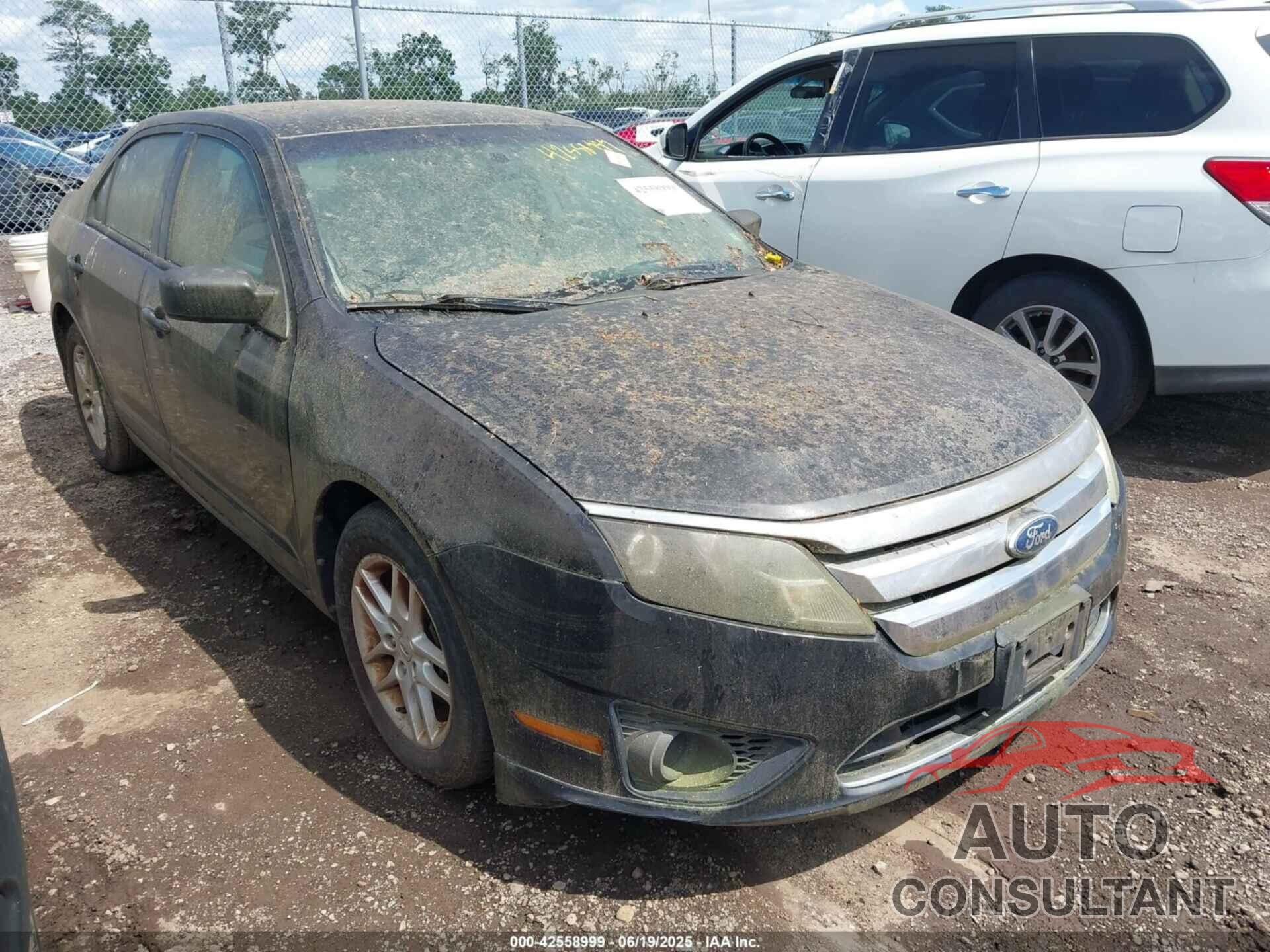 FORD FUSION 2012 - 3FAHP0GA8CR136206