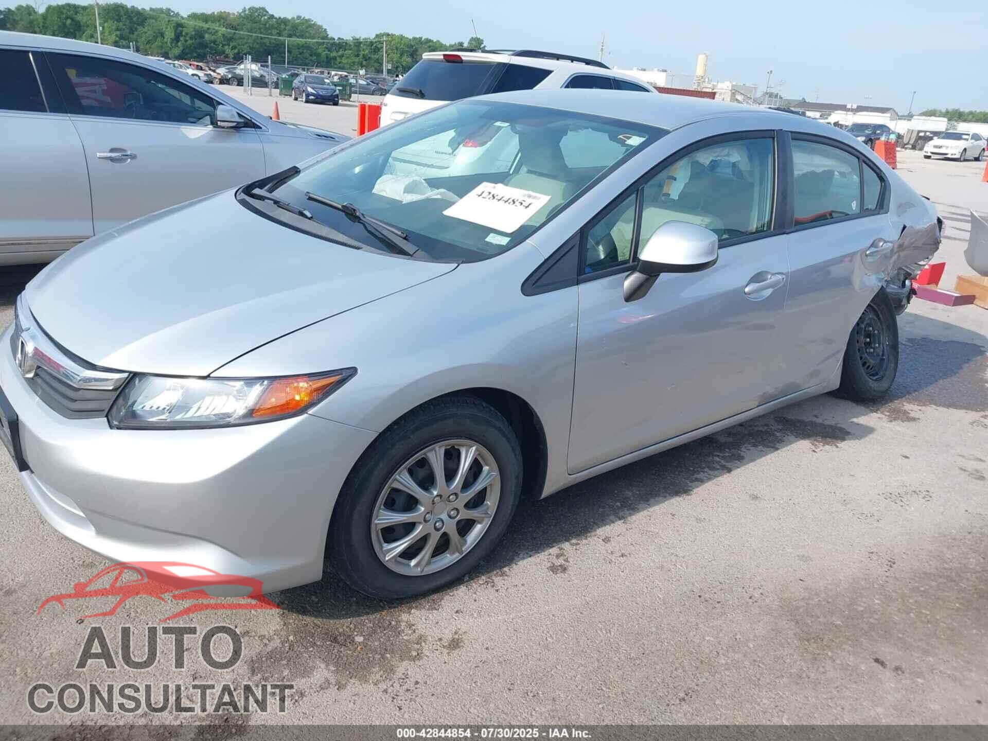 HONDA CIVIC 2012 - 19XFB2F58CE016090