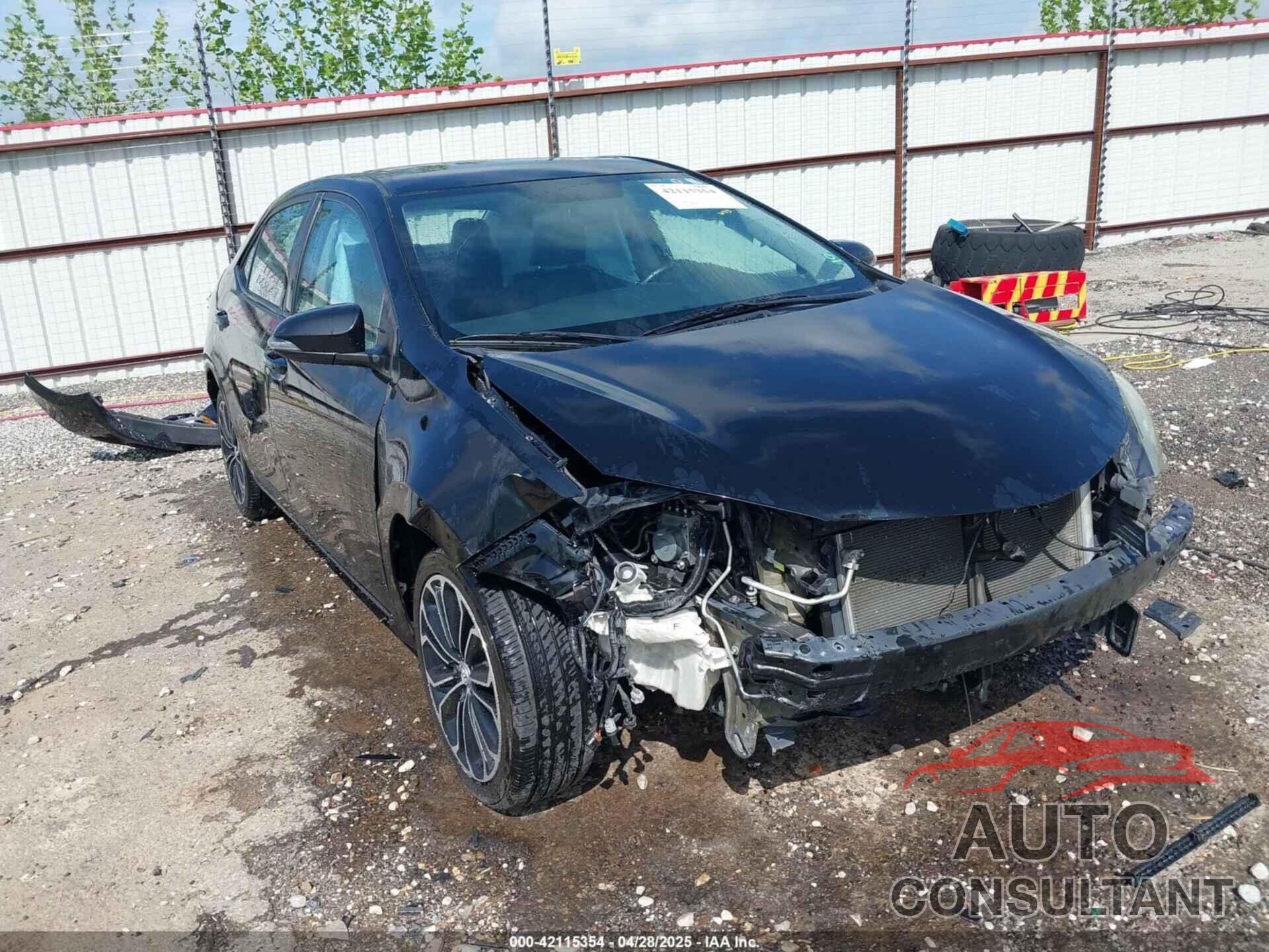 TOYOTA COROLLA 2015 - 5YFBURHE4FP267030