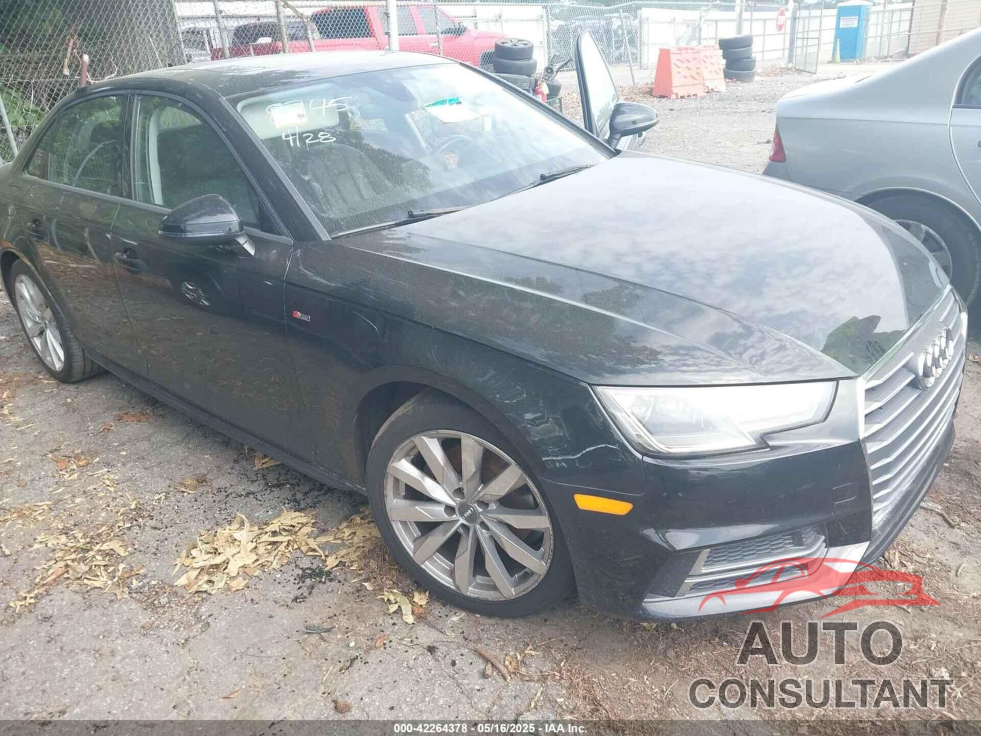 AUDI A4 2018 - WAUKMAF47JA088745