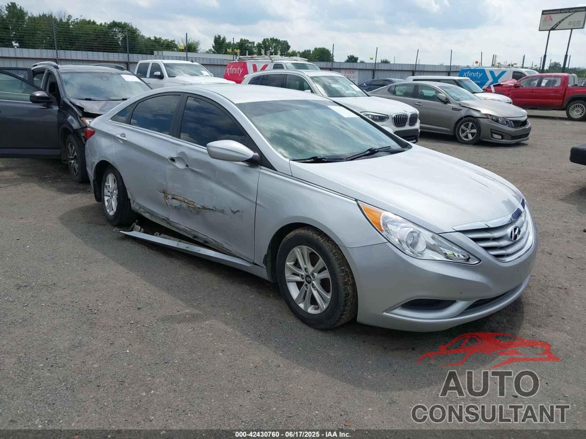 HYUNDAI SONATA 2012 - 5NPEB4AC5CH488997