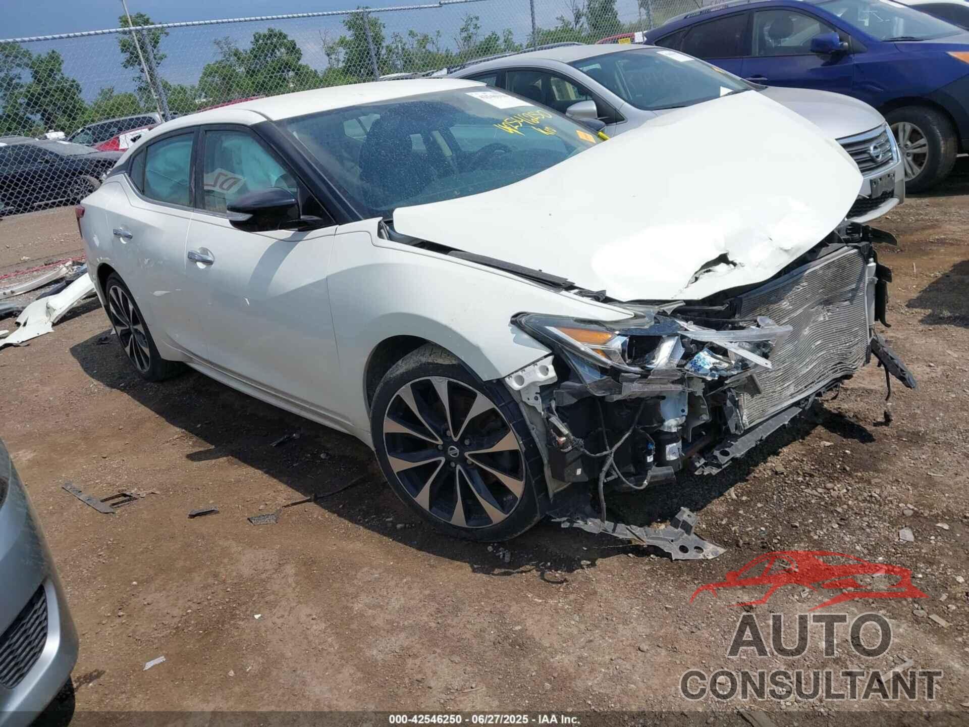 NISSAN MAXIMA 2017 - 1N4AA6APXHC451761