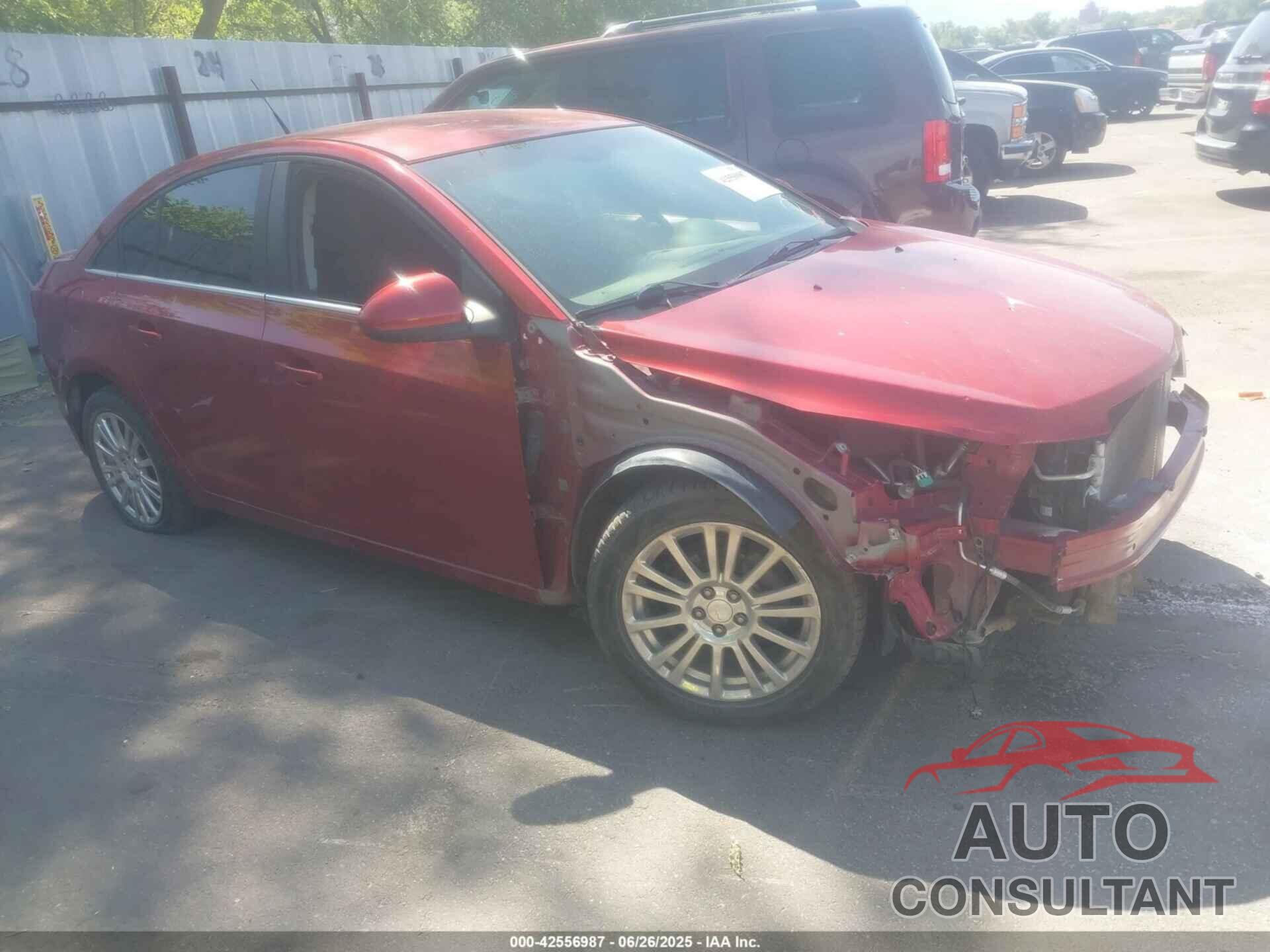 CHEVROLET CRUZE 2012 - 1G1PK5SC6C7202052