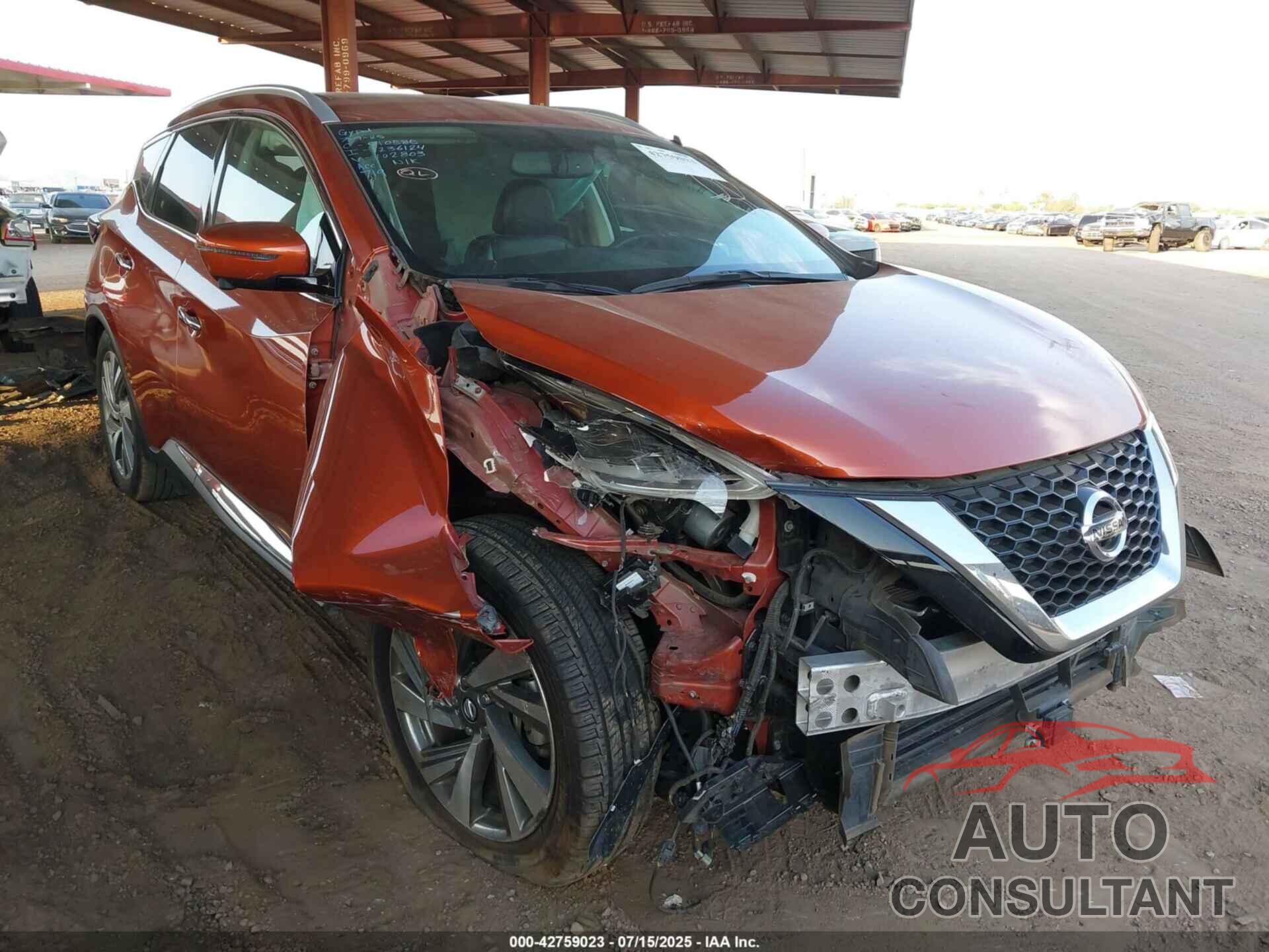 NISSAN MURANO 2019 - 5N1AZ2MJ6KN102803