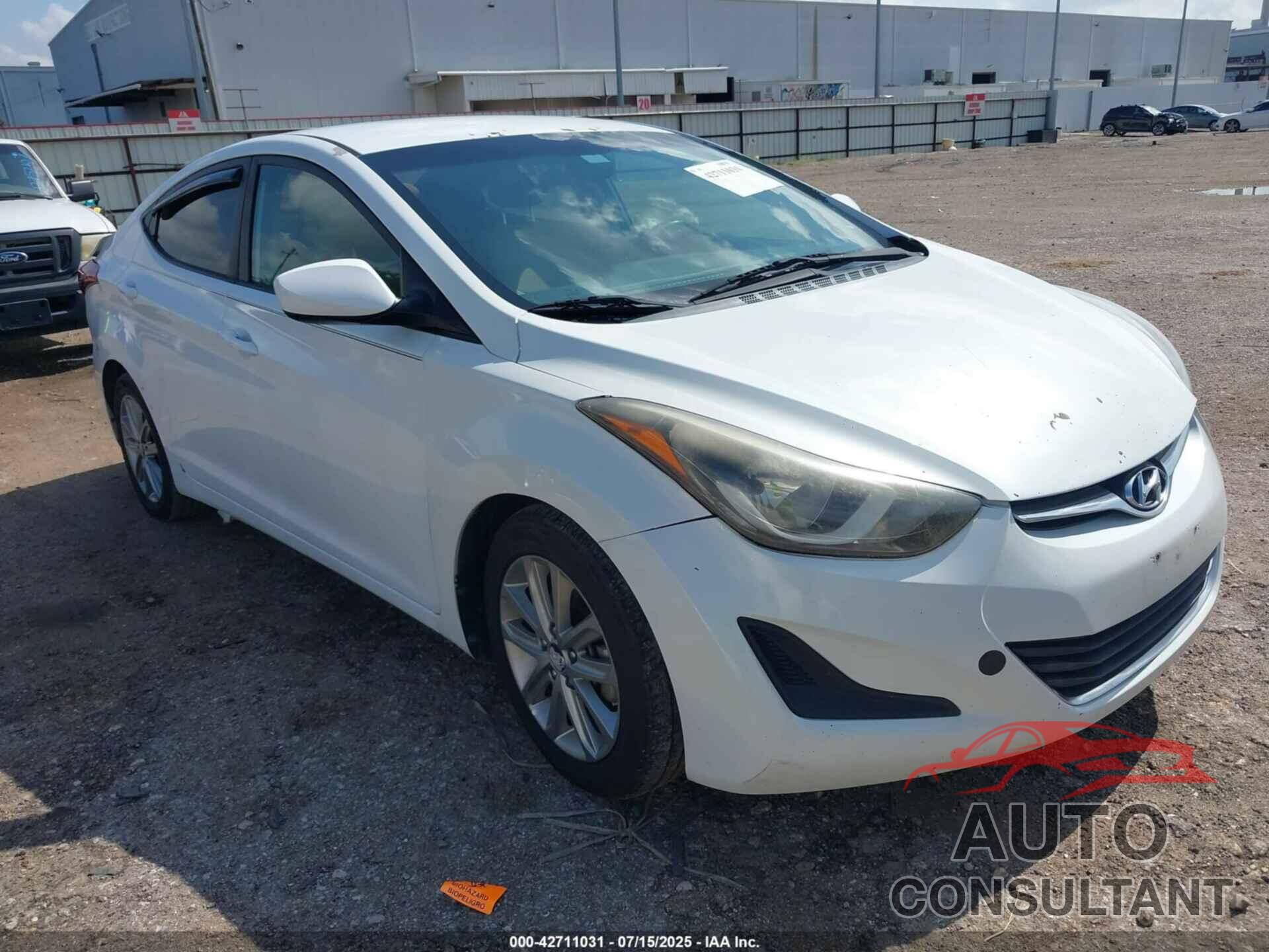 HYUNDAI ELANTRA 2016 - 5NPDH4AEXGH702321