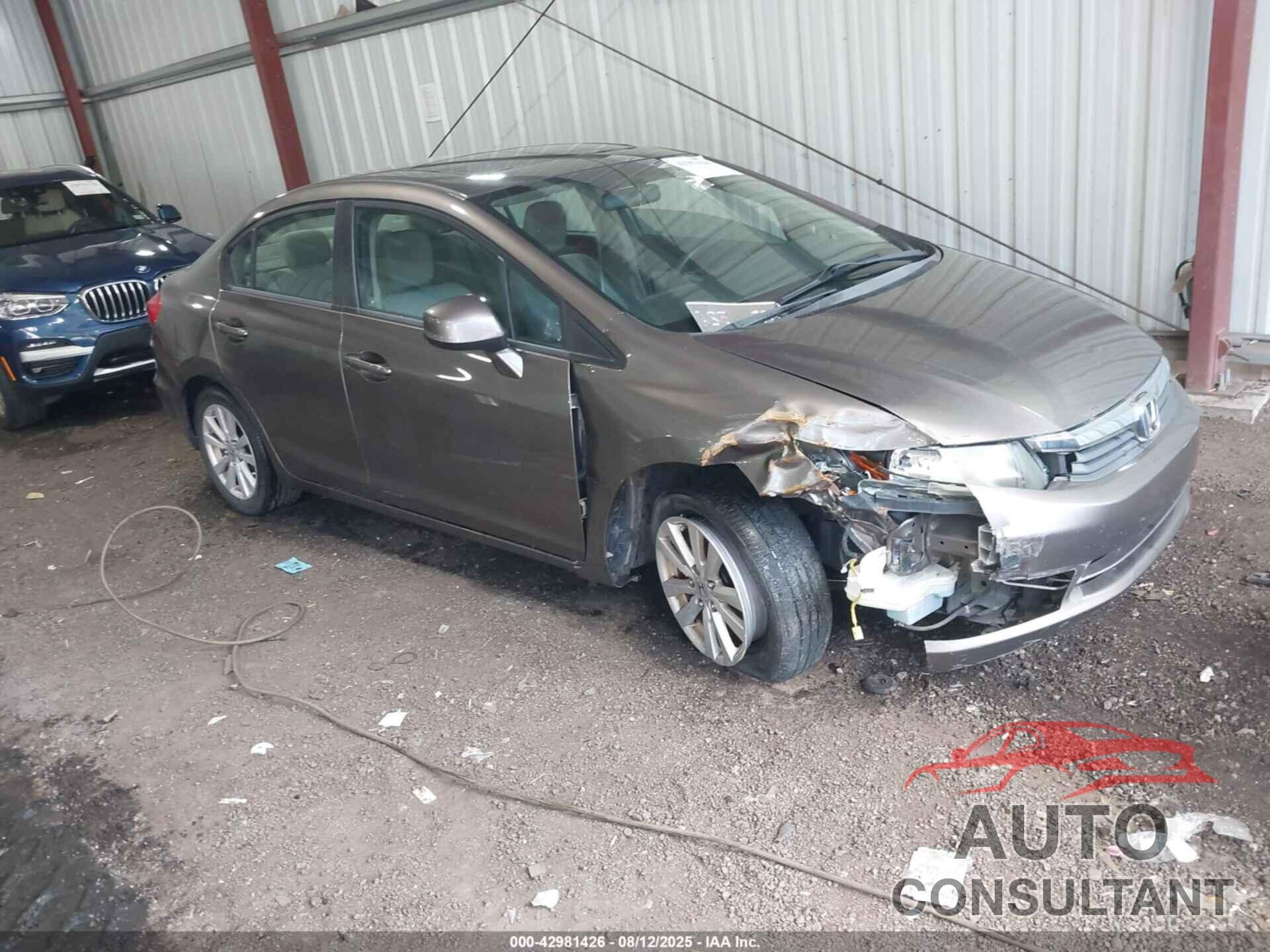 HONDA CIVIC 2012 - 2HGFB2F84CH594431