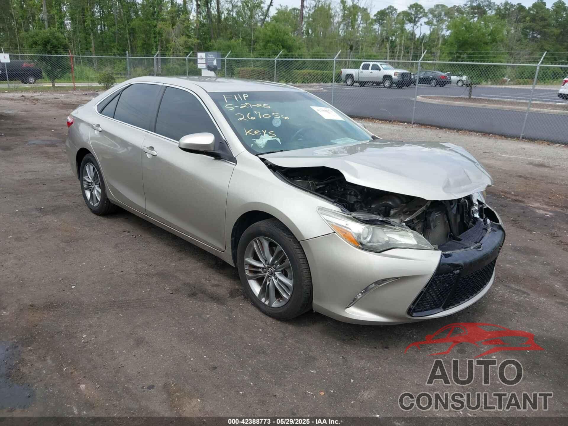TOYOTA CAMRY 2016 - 4T1BF1FK5GU267056