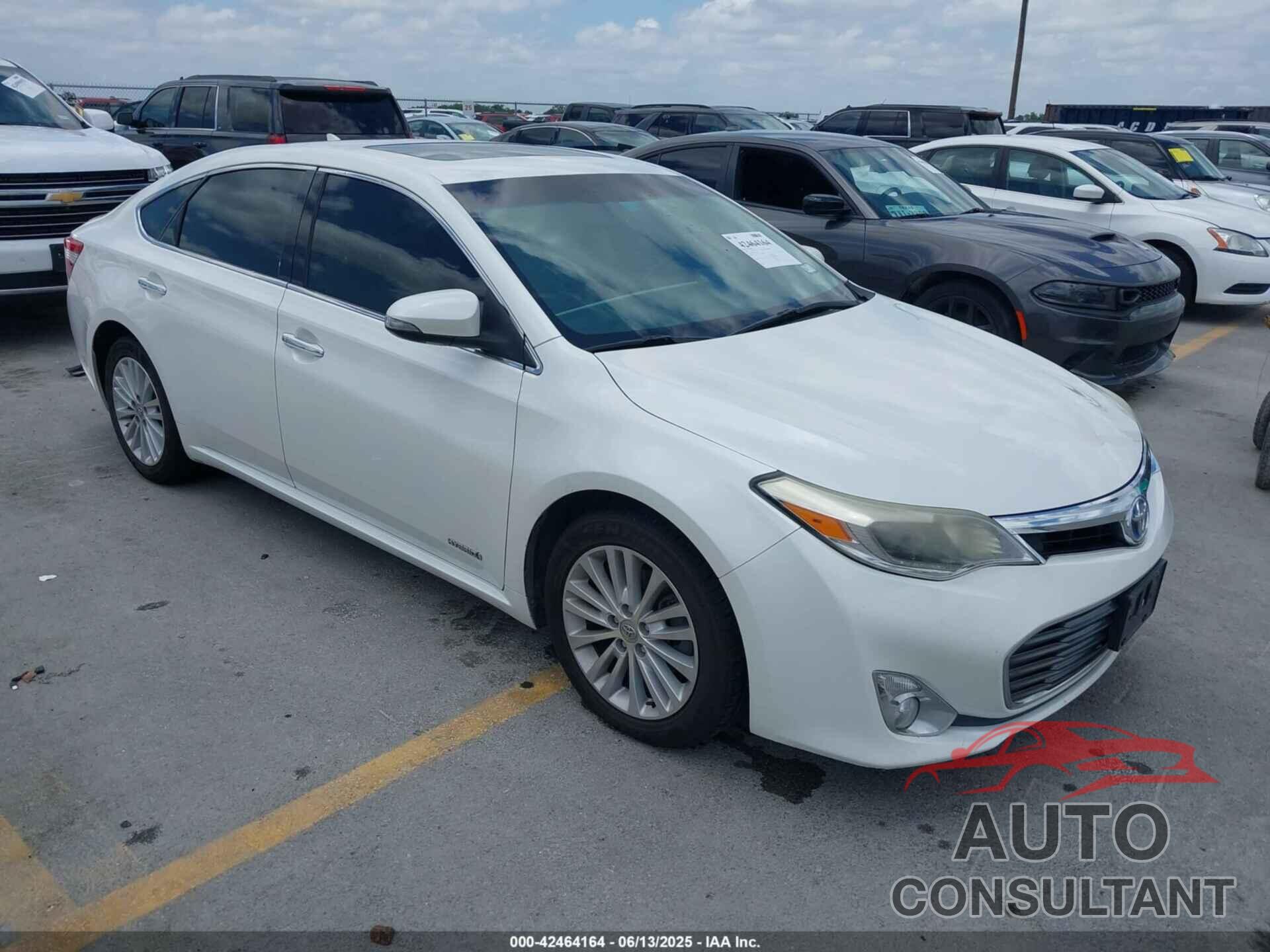 TOYOTA AVALON HYBRID 2013 - 4T1BD1EB6DU014413