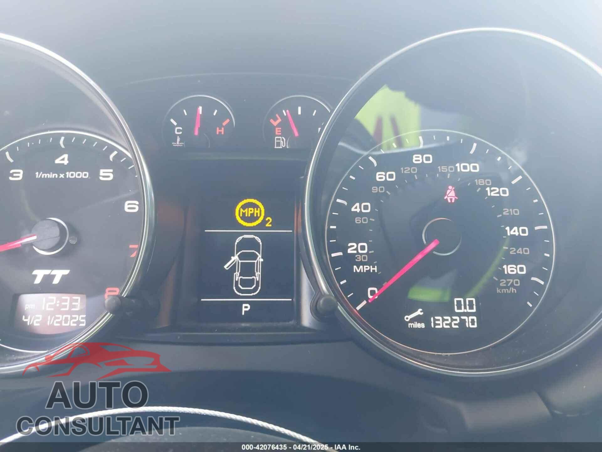 AUDI TT 2012 - TRUBFAFK8C1010530