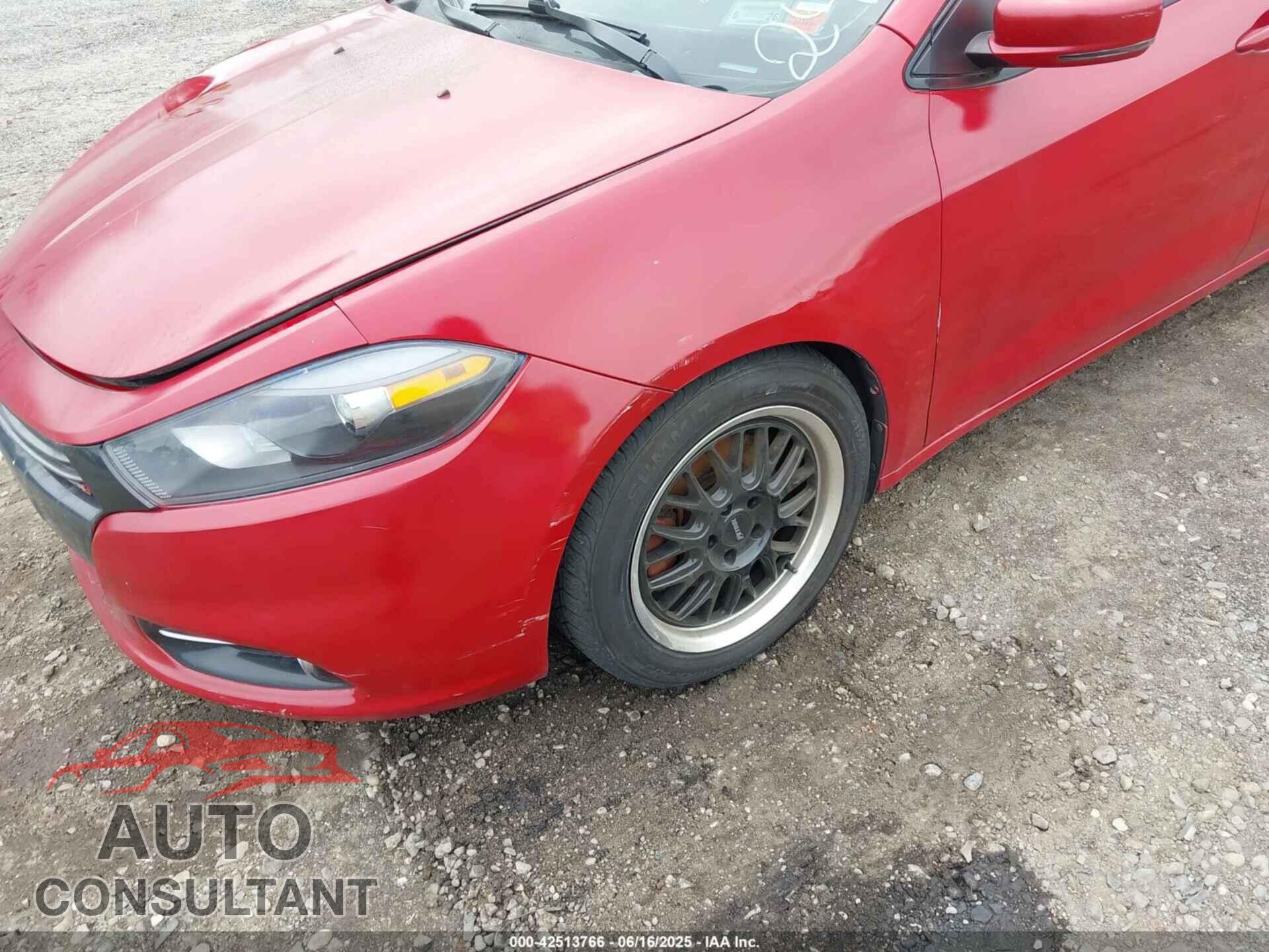 DODGE DART 2014 - 1C3CDFEB2ED867080