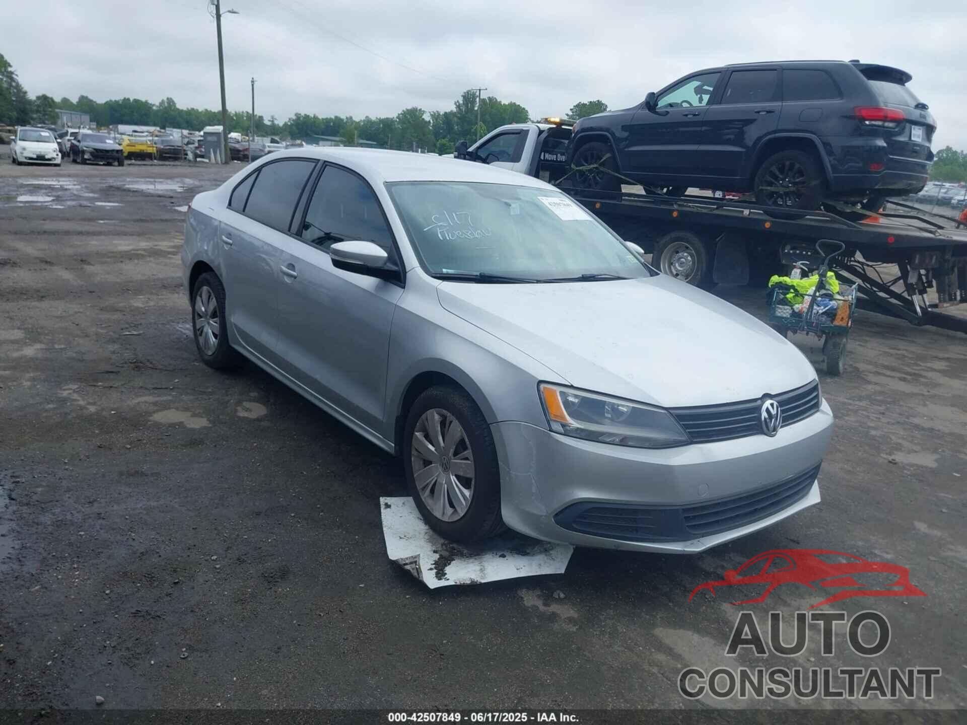 VOLKSWAGEN JETTA 2012 - 3VWDP7AJ2CM386027