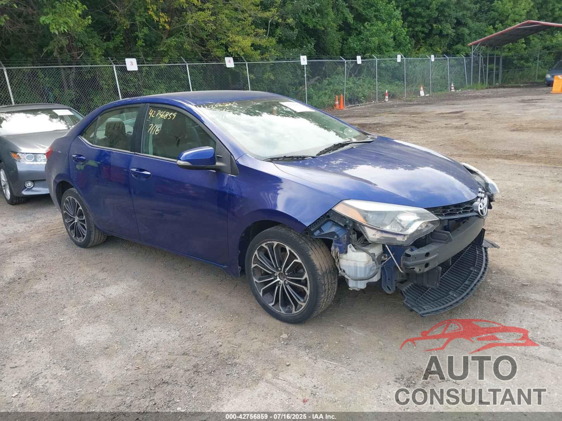 TOYOTA COROLLA 2016 - 2T1BURHE1GC537378