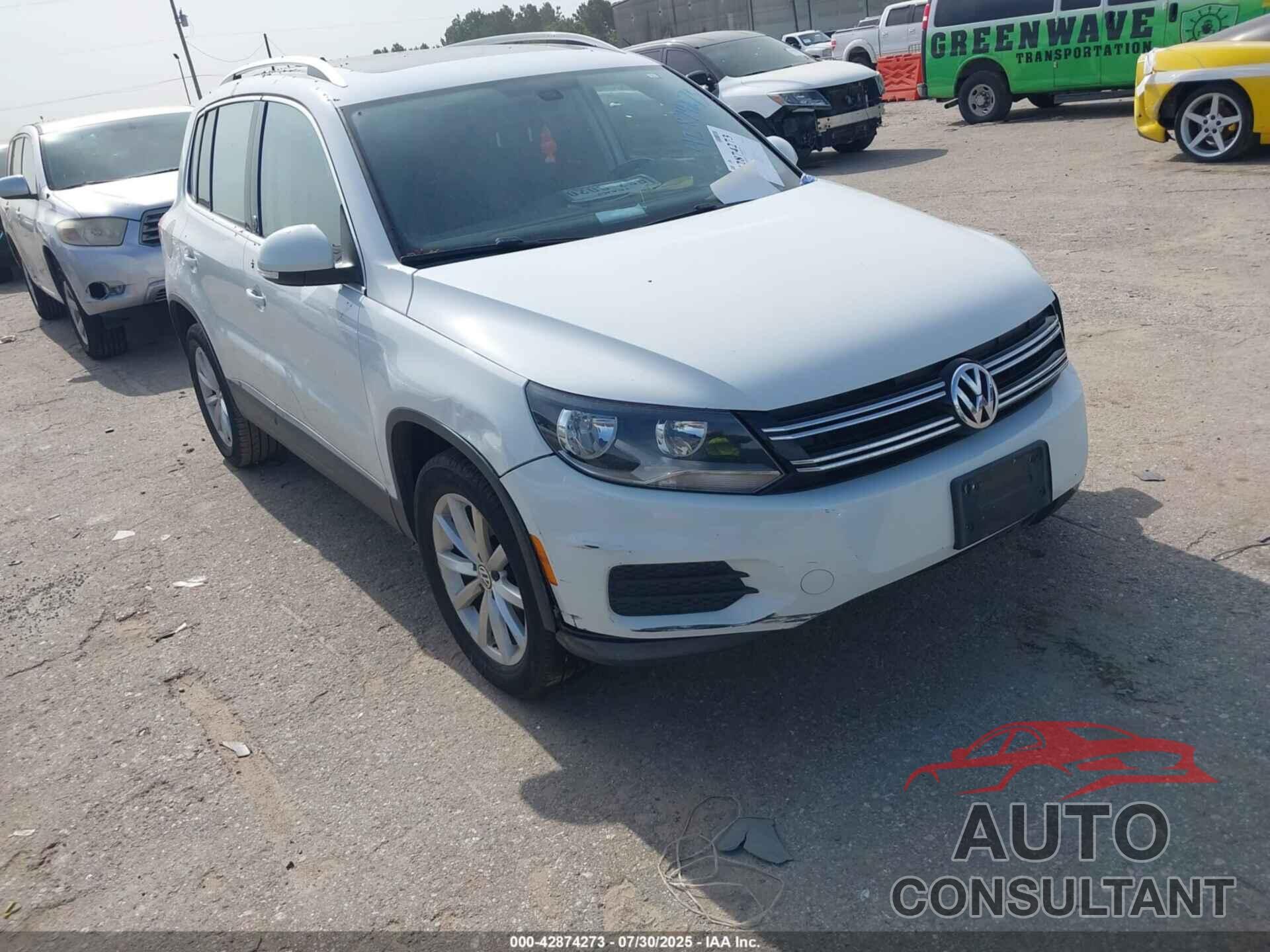 VOLKSWAGEN TIGUAN 2017 - WVGRV7AX2HK006195