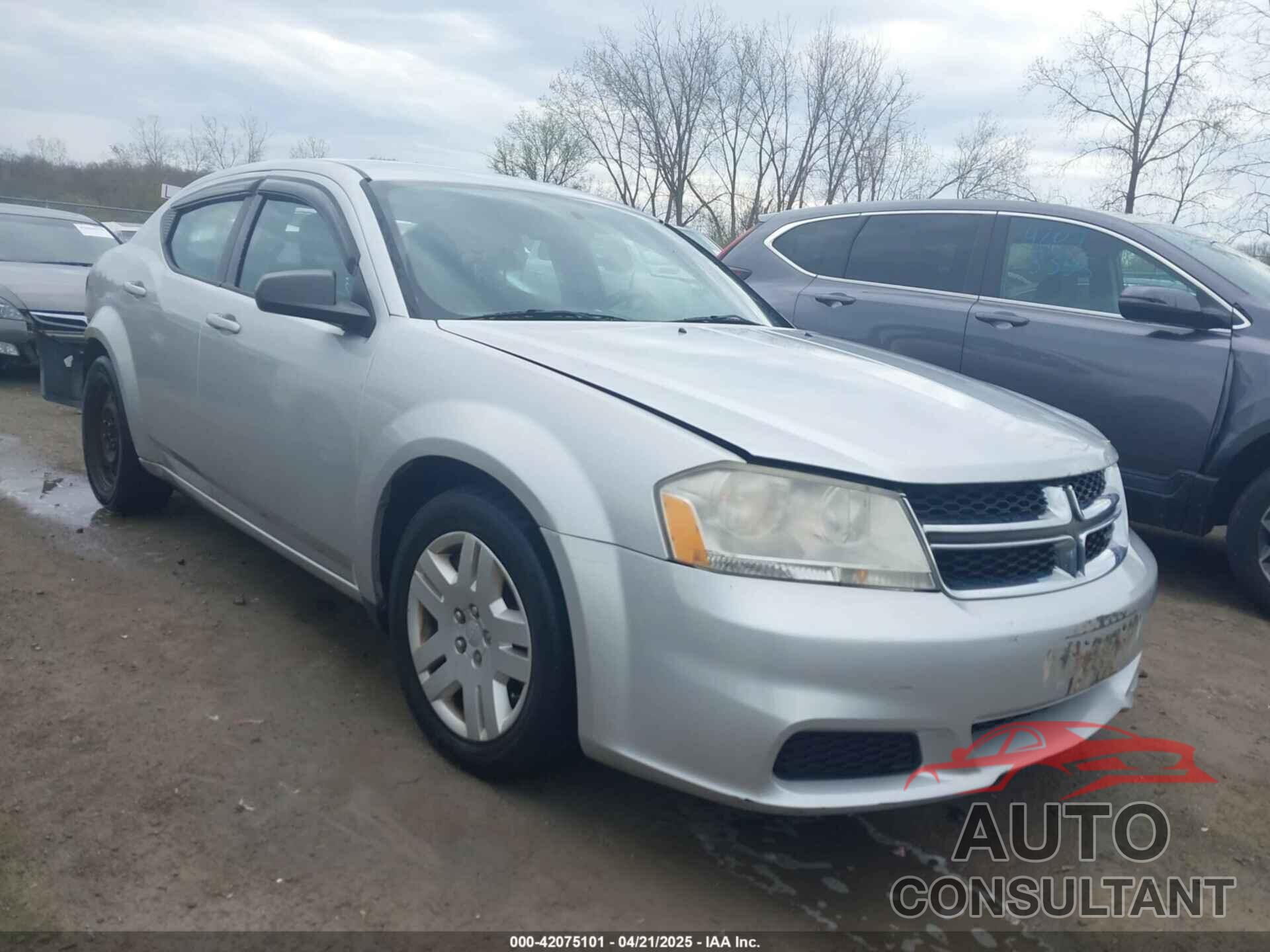 DODGE AVENGER 2012 - 1C3CDZAB9CN136600