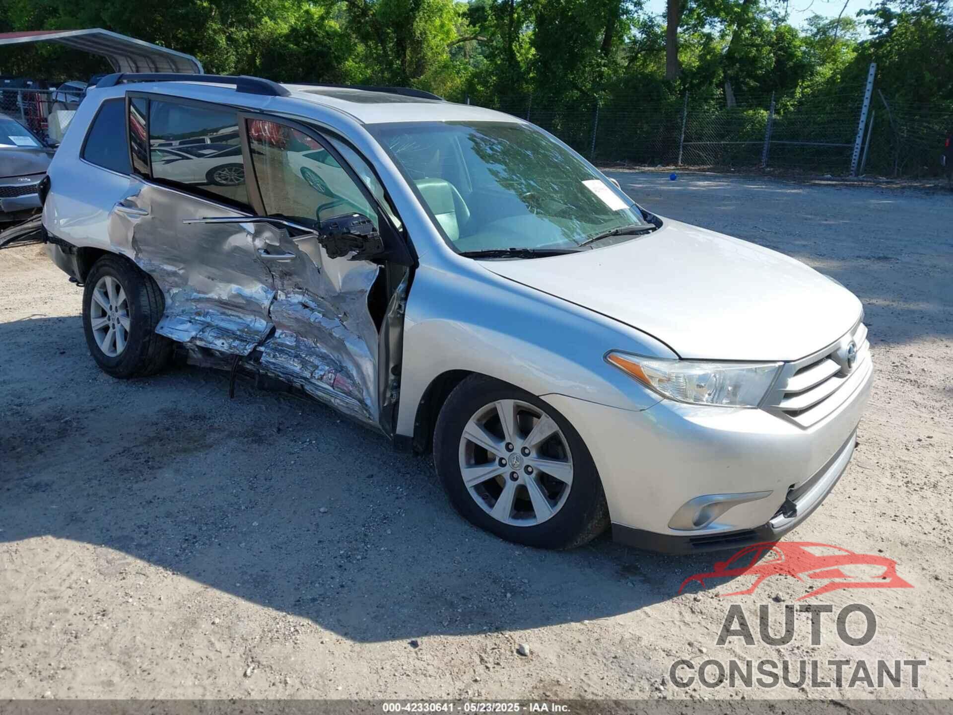 TOYOTA HIGHLANDER 2013 - 5TDZK3EH3DS098820