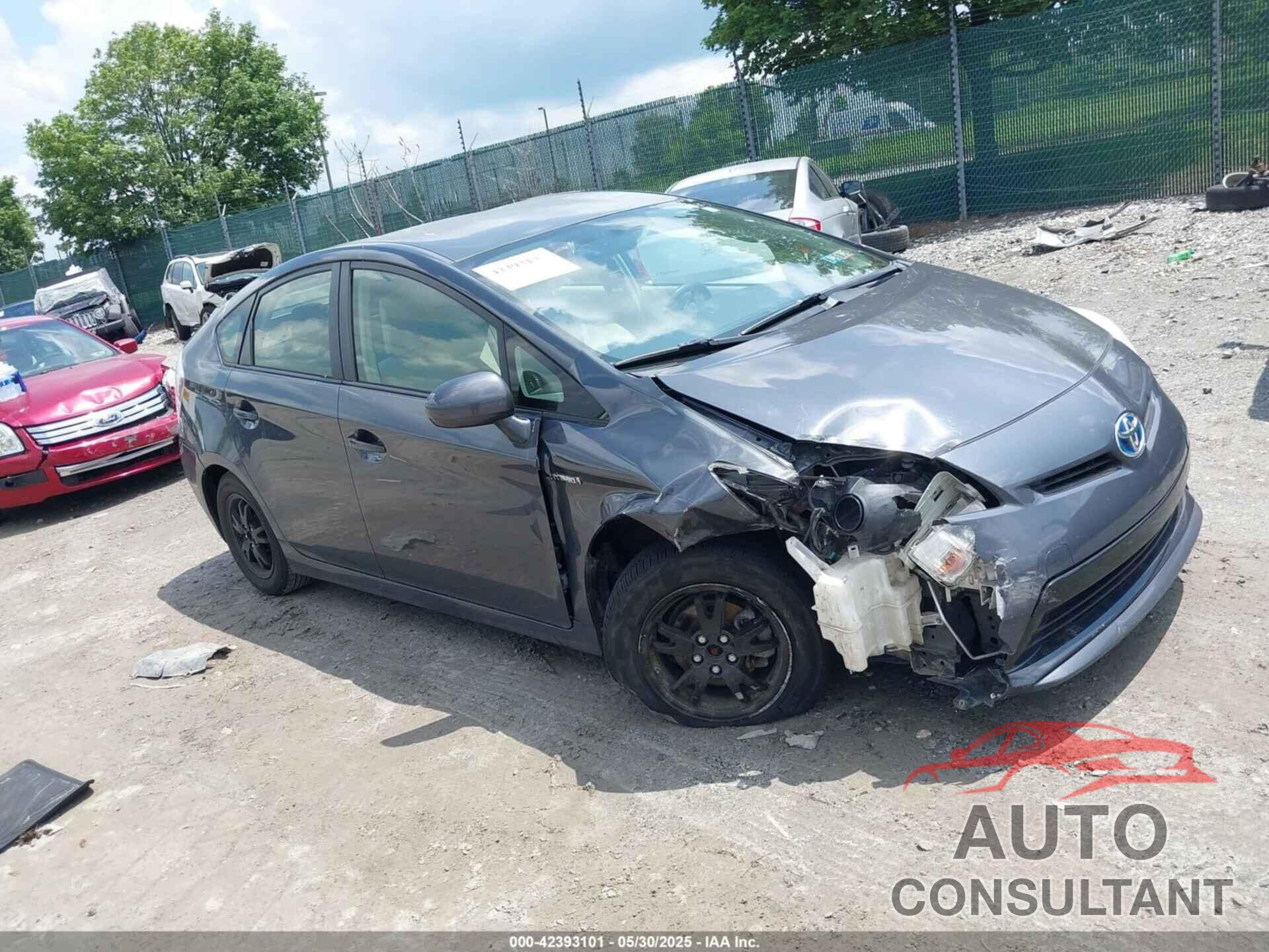 TOYOTA PRIUS 2014 - JTDKN3DUXE0368475
