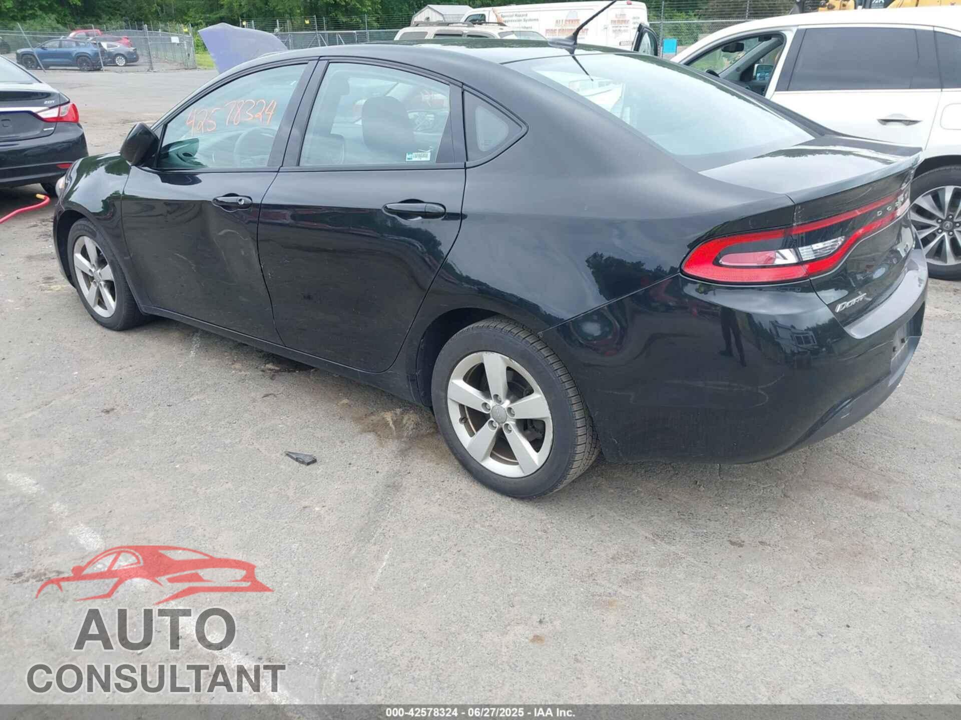 DODGE DART 2015 - 1C3CDFBB4FD406081