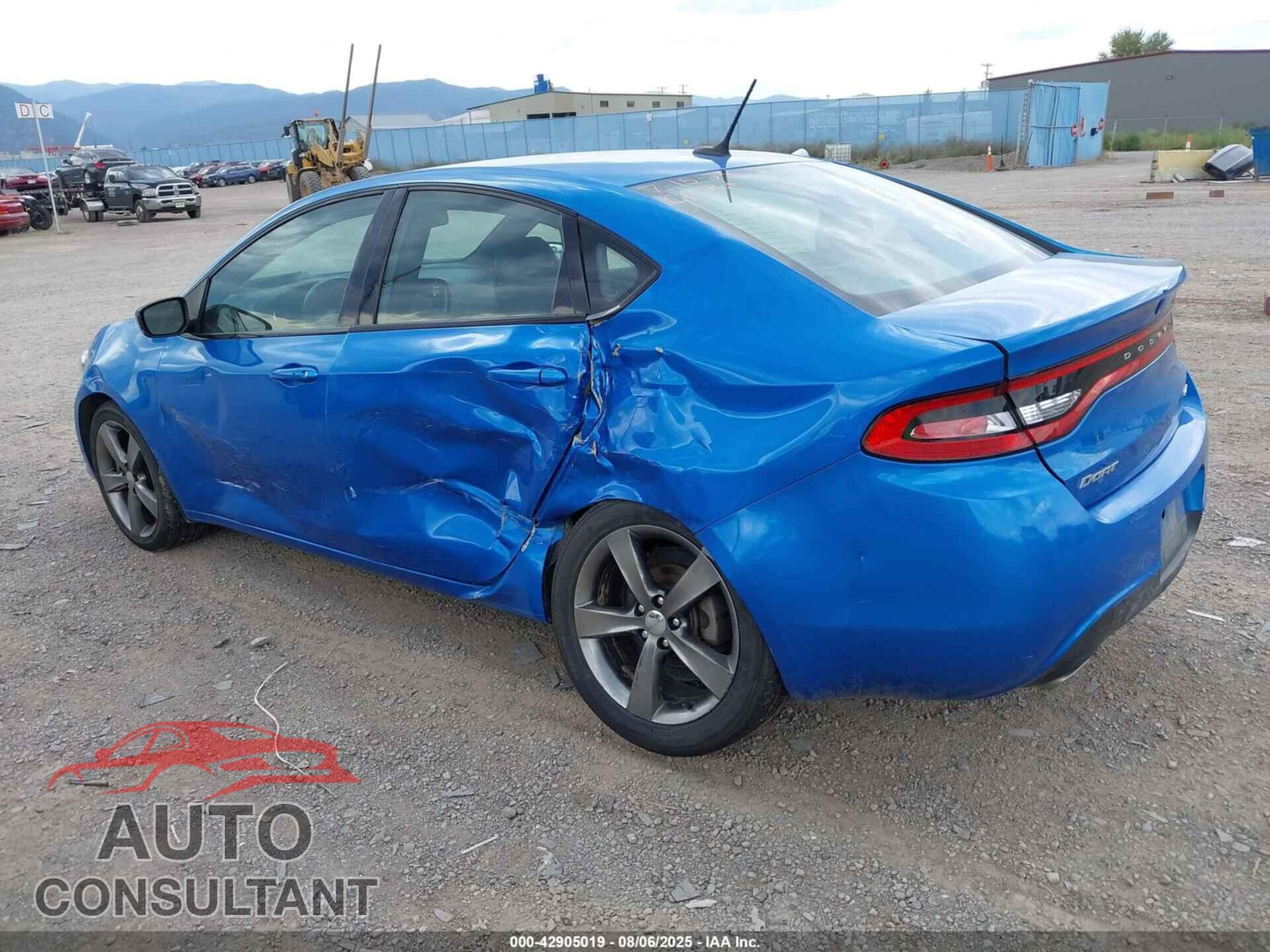 DODGE DART 2015 - 1C3CDFEB3FD252362