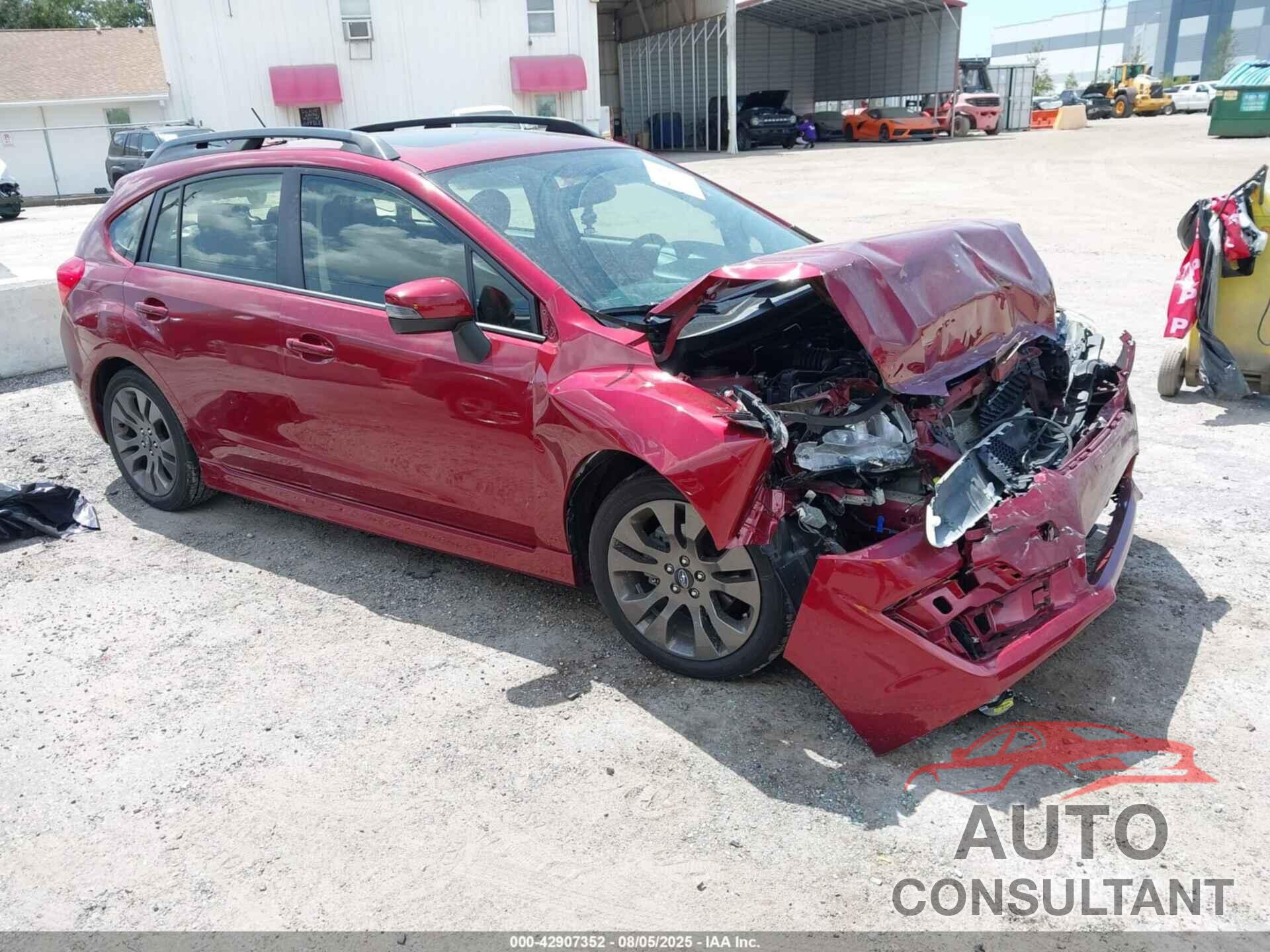 SUBARU IMPREZA 2016 - JF1GPAP60GH303999