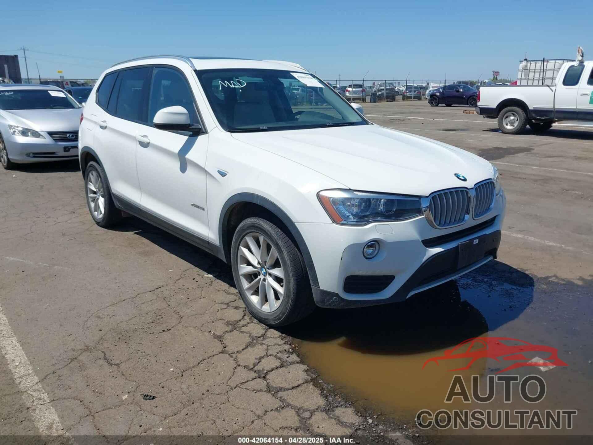 BMW X3 2015 - 5UXWX9C52F0D56266