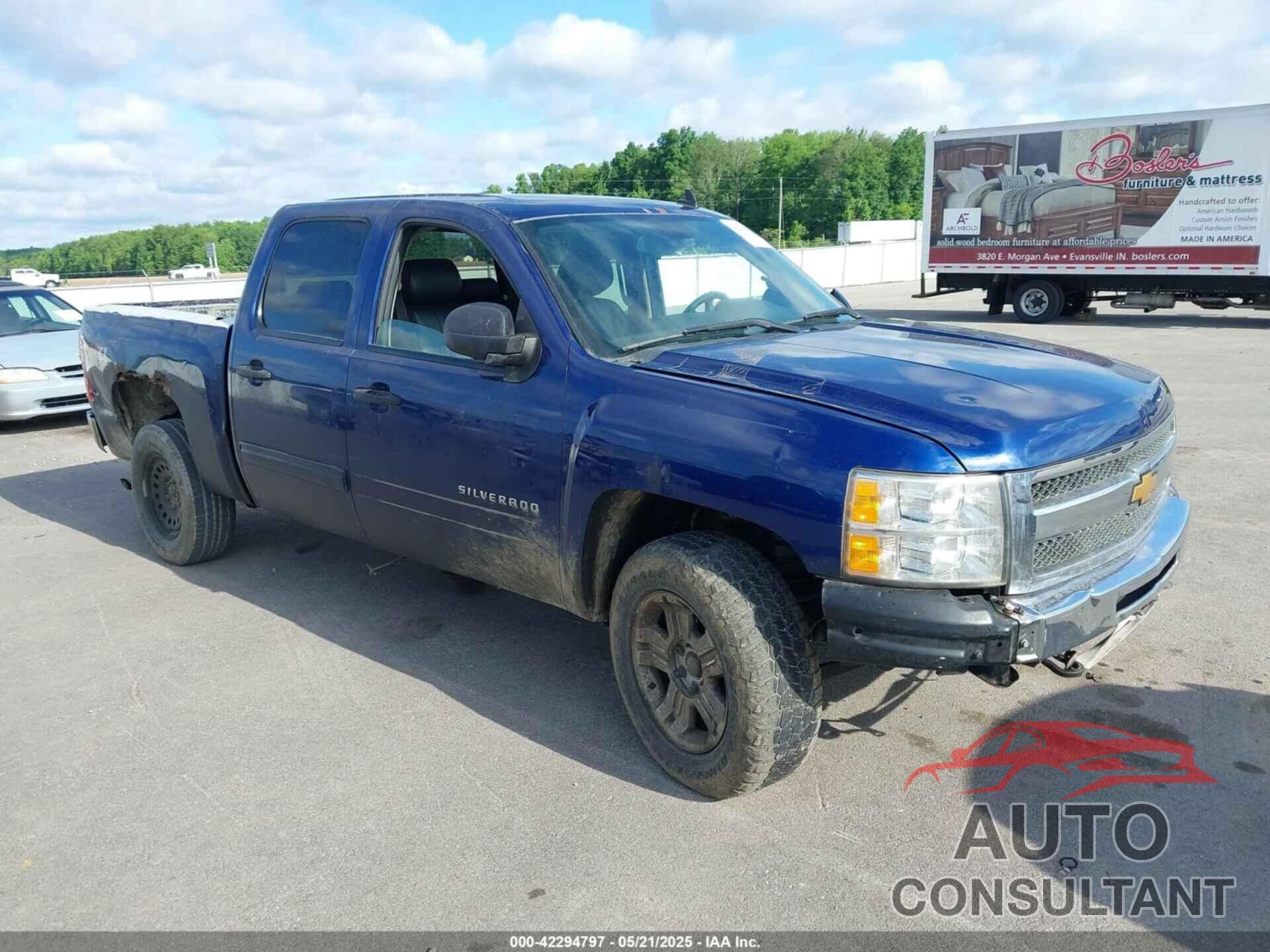 CHEVROLET SILVERADO 1500 2013 - 3GCPKSE76DG100308