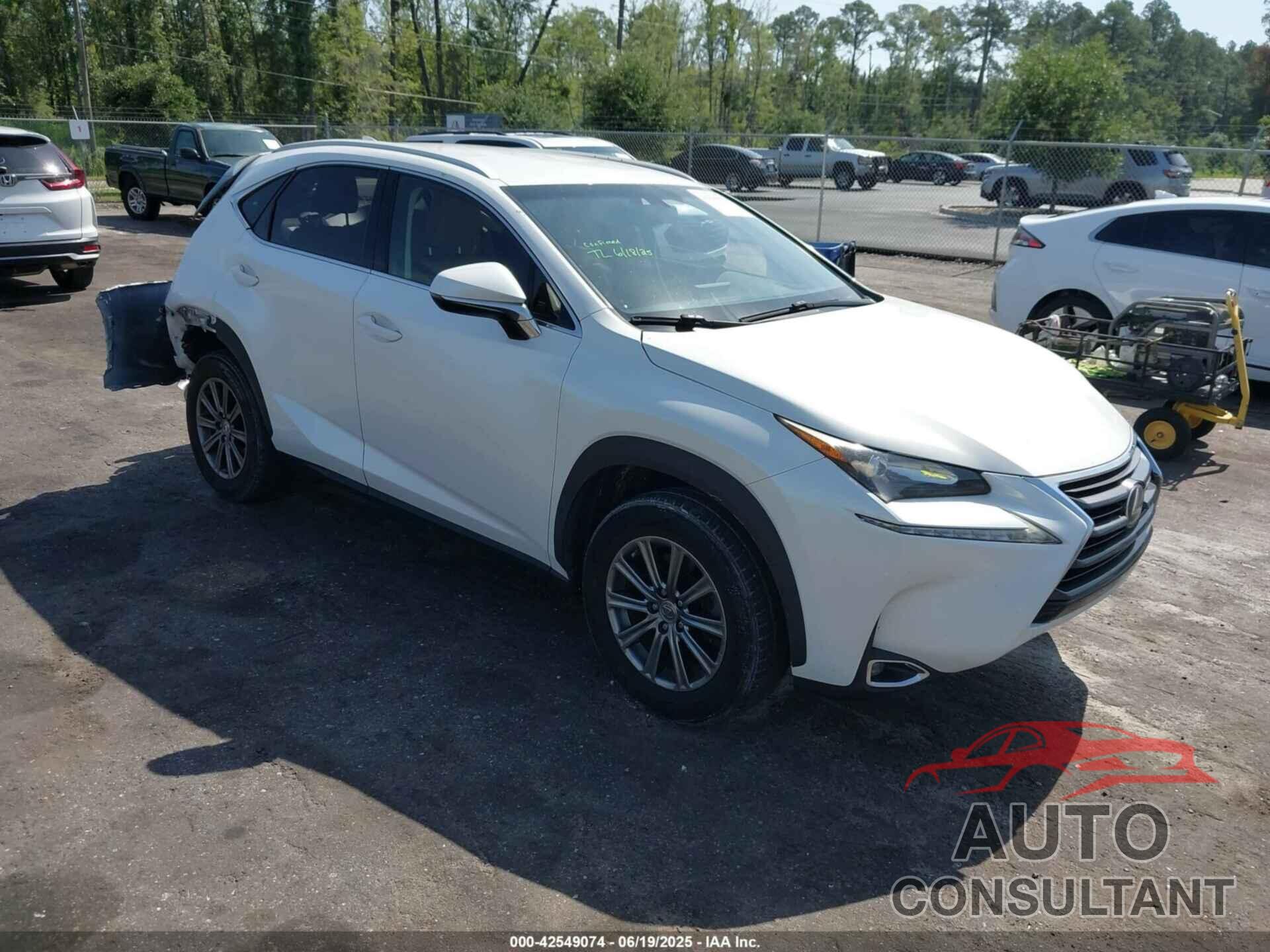 LEXUS NX 200T 2017 - JTJYARBZ9H2054507