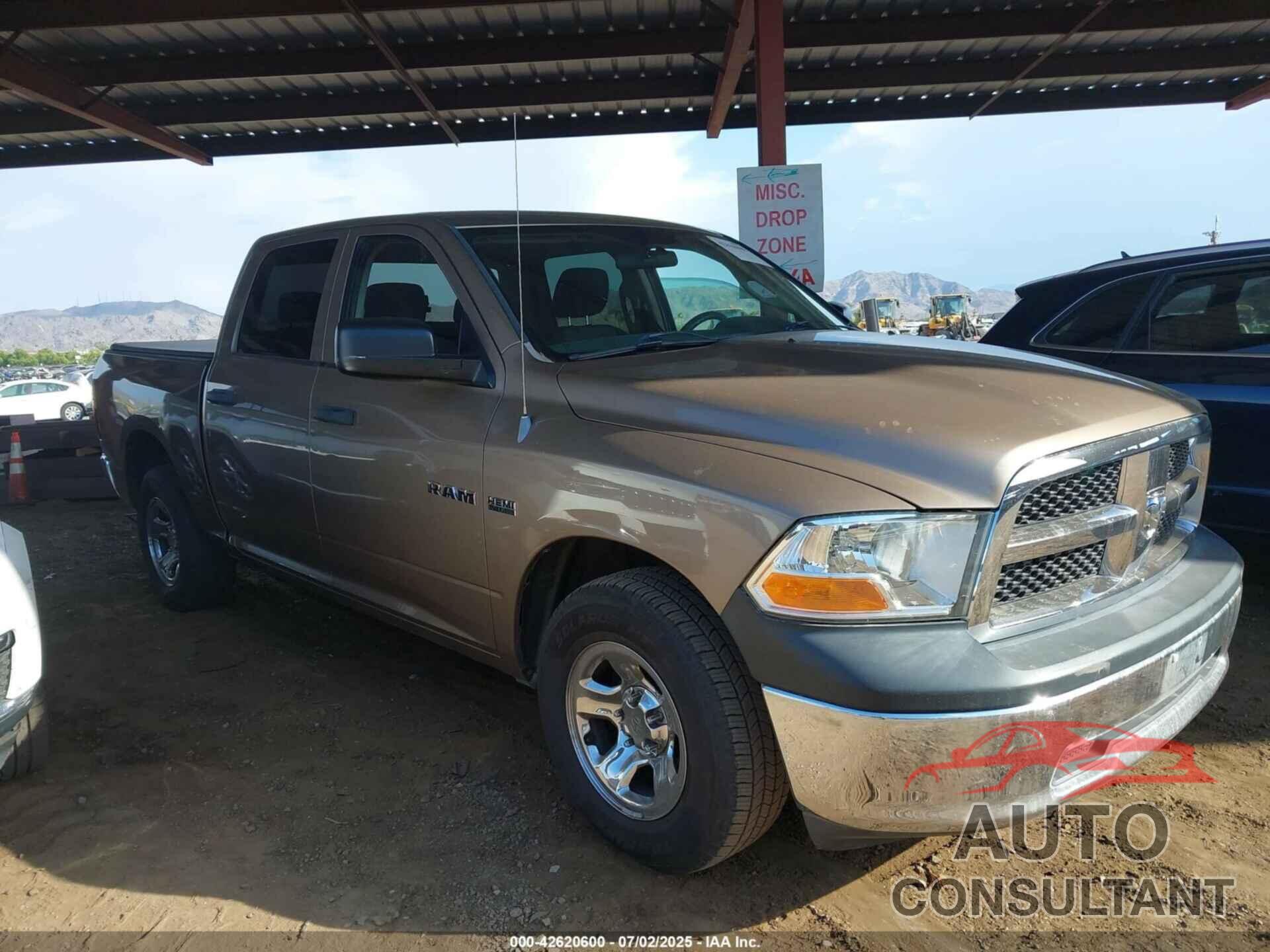 DODGE RAM 1500 2010 - 1D7RB1CT6AS238184