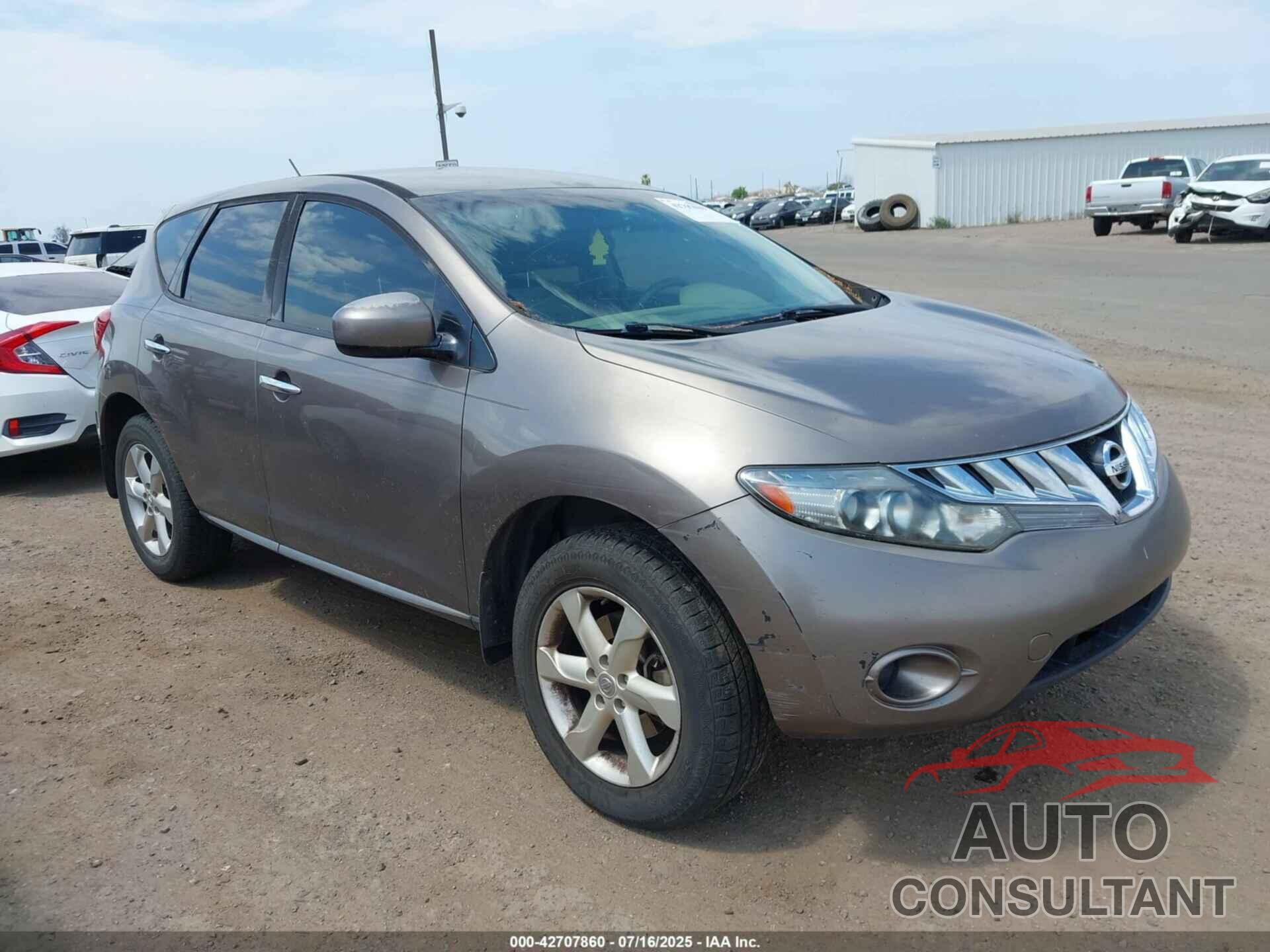 NISSAN MURANO 2010 - JN8AZ1MU6AW018650