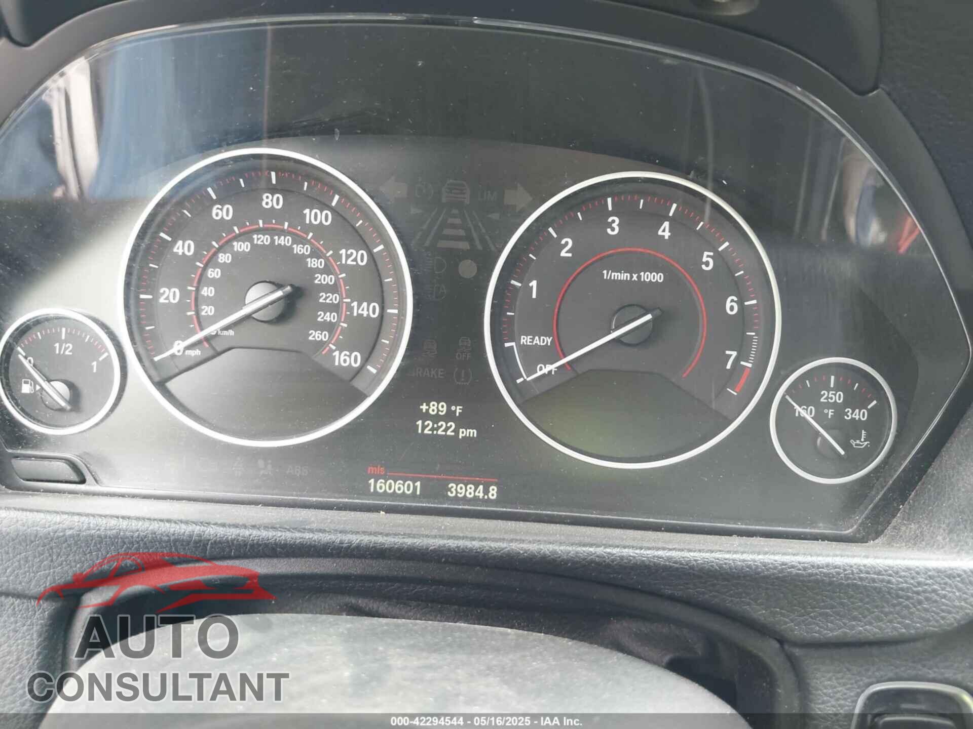 BMW 328I 2012 - WBA3C1C59CF432506