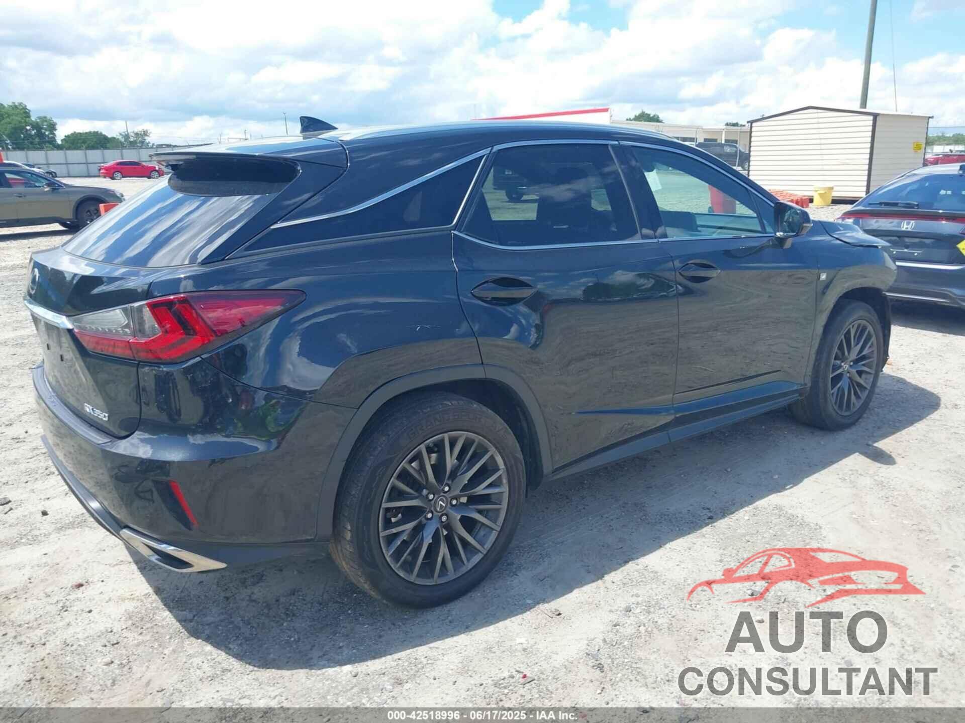 LEXUS RX 350 2018 - 2T2BZMCA6JC149333