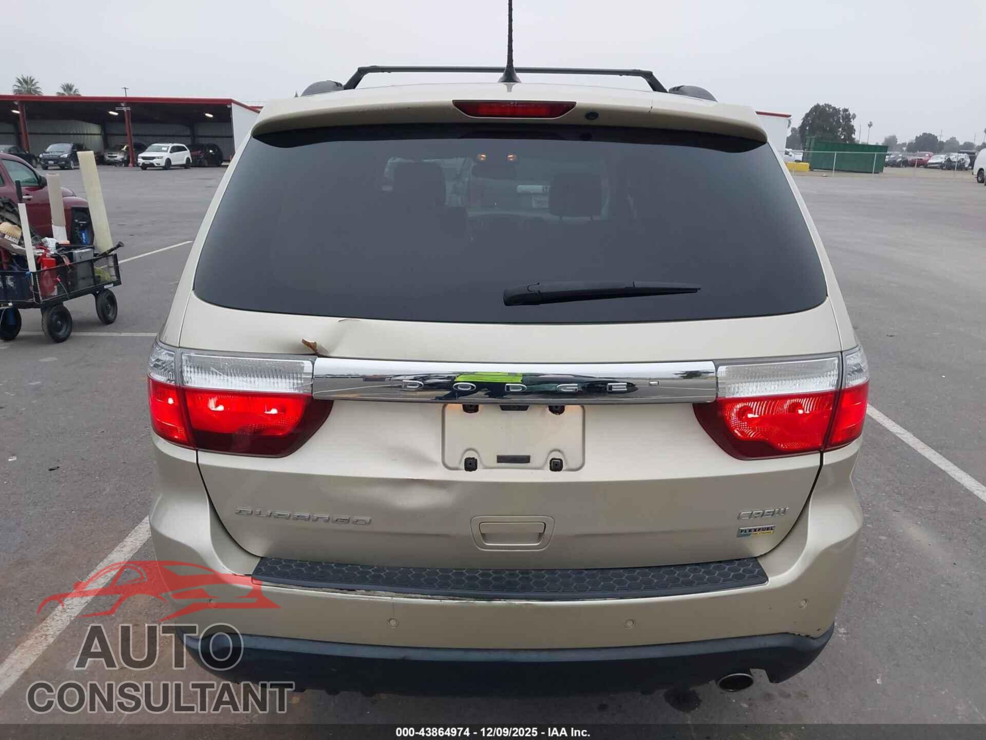 DODGE DURANGO 2011 - 1D4RD4GGXBC710985