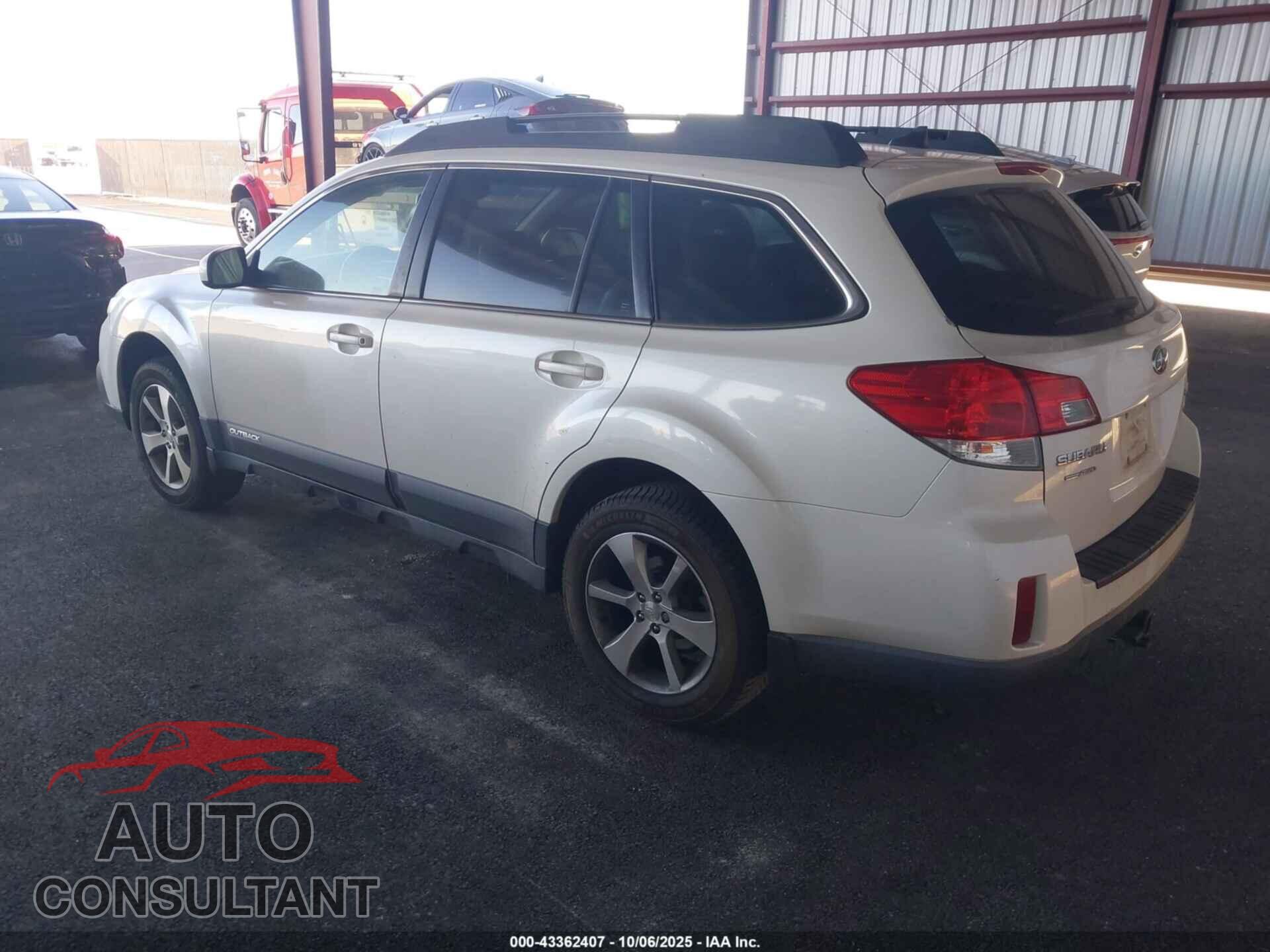 SUBARU OUTBACK 2014 - 4S4BRBLC8E3262219