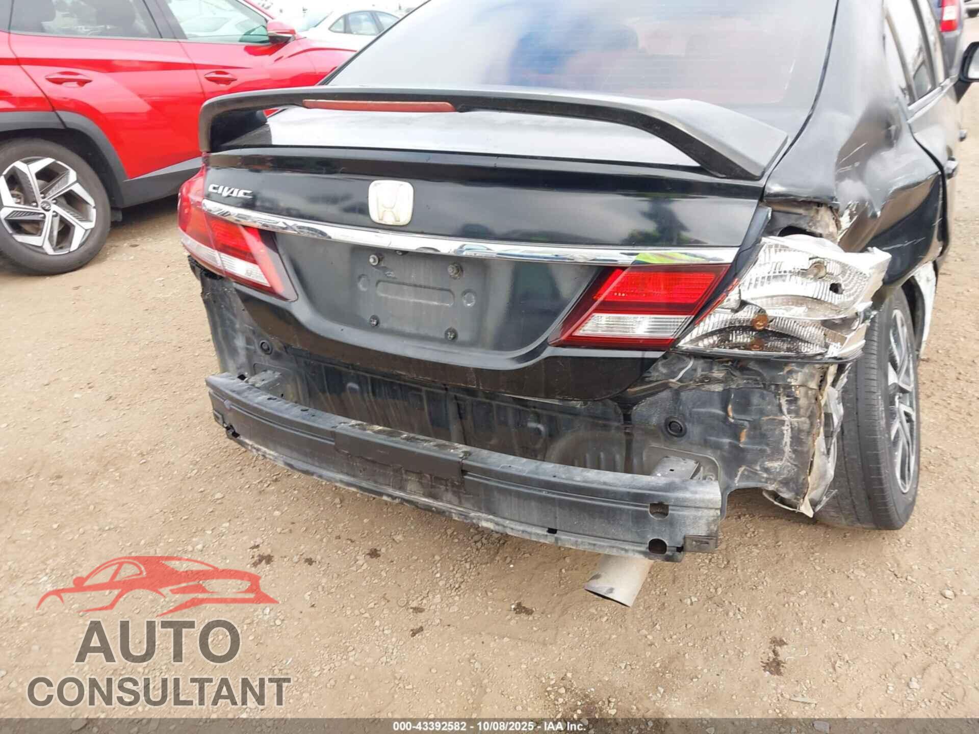 HONDA CIVIC 2013 - 19XFB2F56DE257597