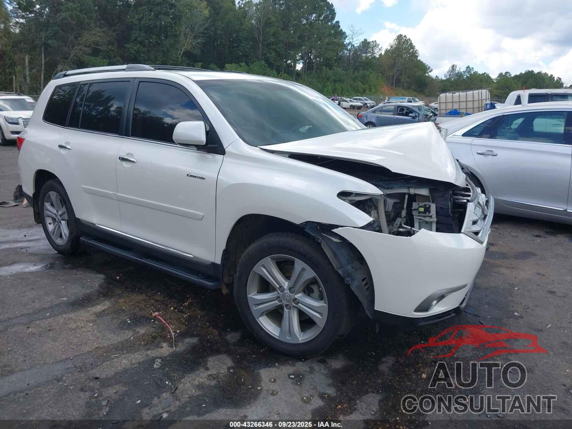TOYOTA HIGHLANDER 2013 - 5TDYK3EH4DS104751