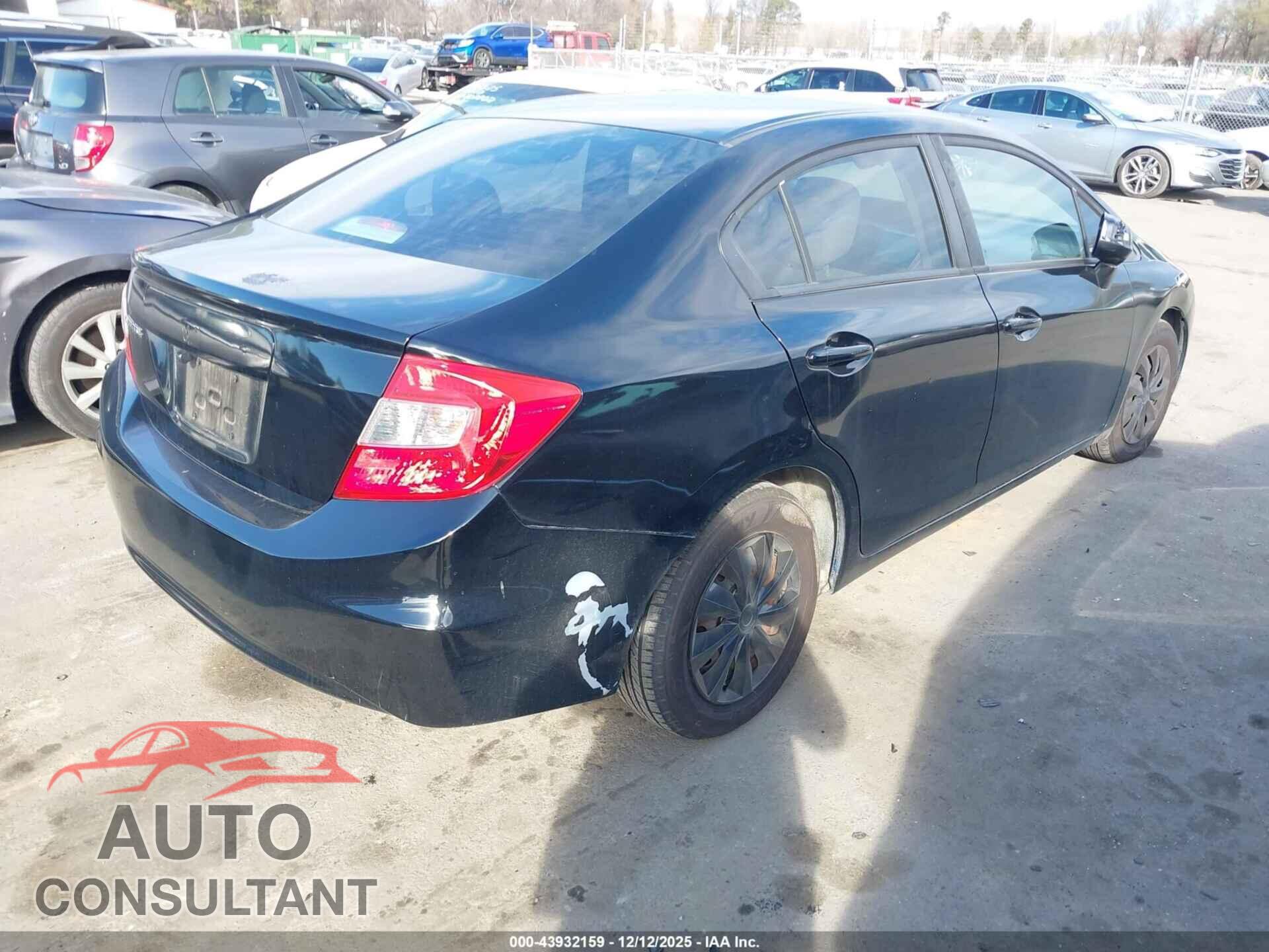 HONDA CIVIC 2012 - 2HGFB2F56CH561114