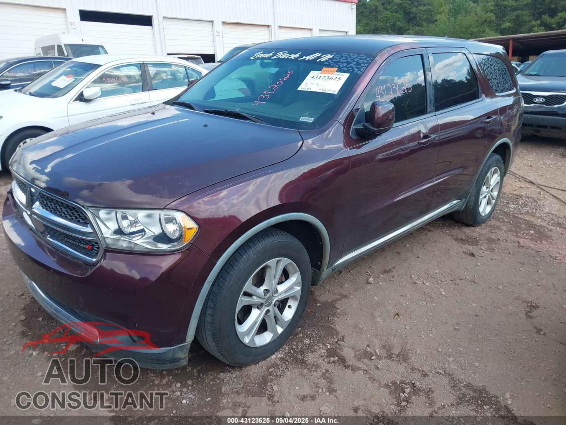 DODGE DURANGO 2012 - 1C4RDHAG7CC180599