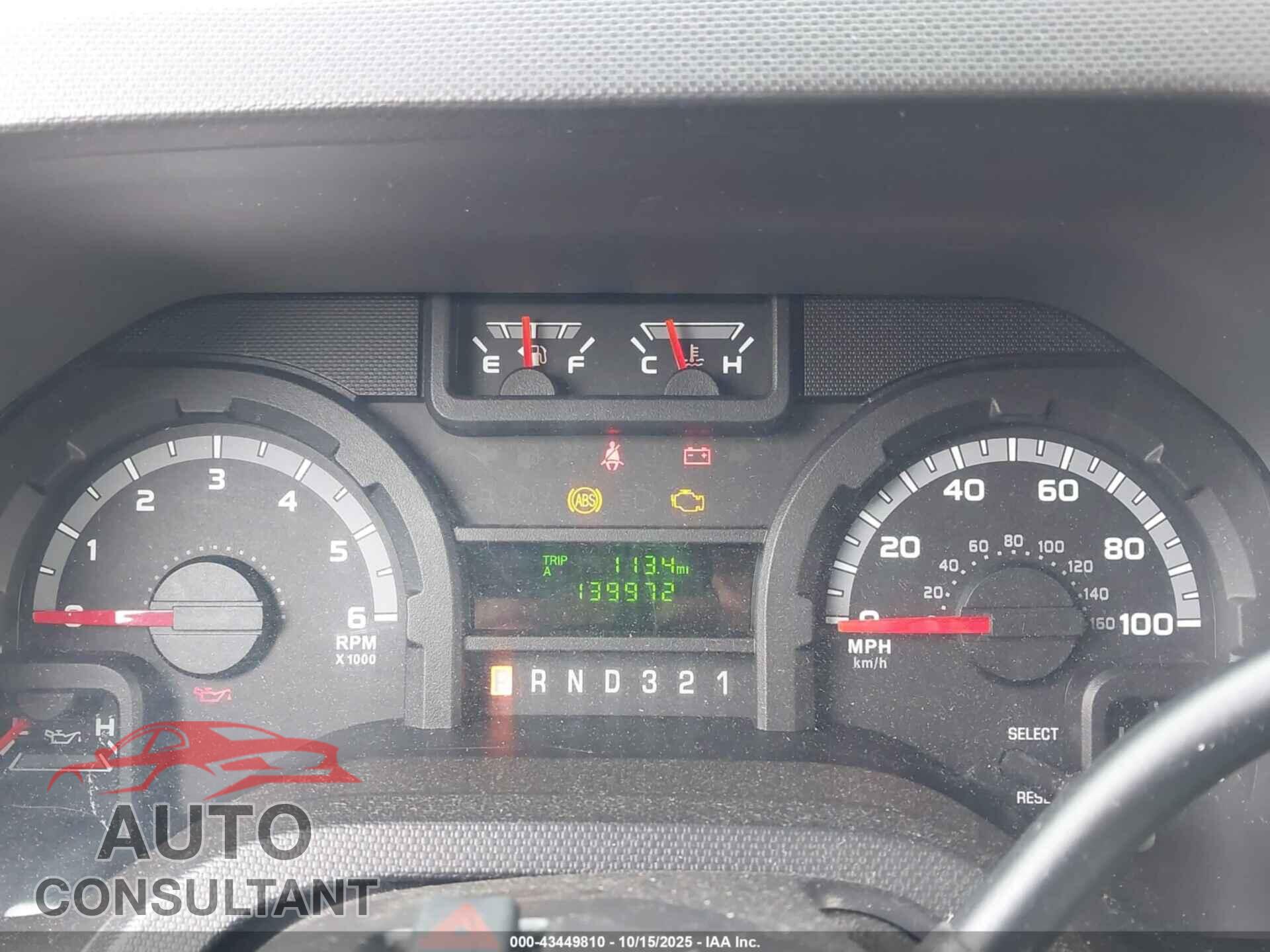 FORD E-350 CUTAWAY 2016 - 1FDEE3FL4GDC13106