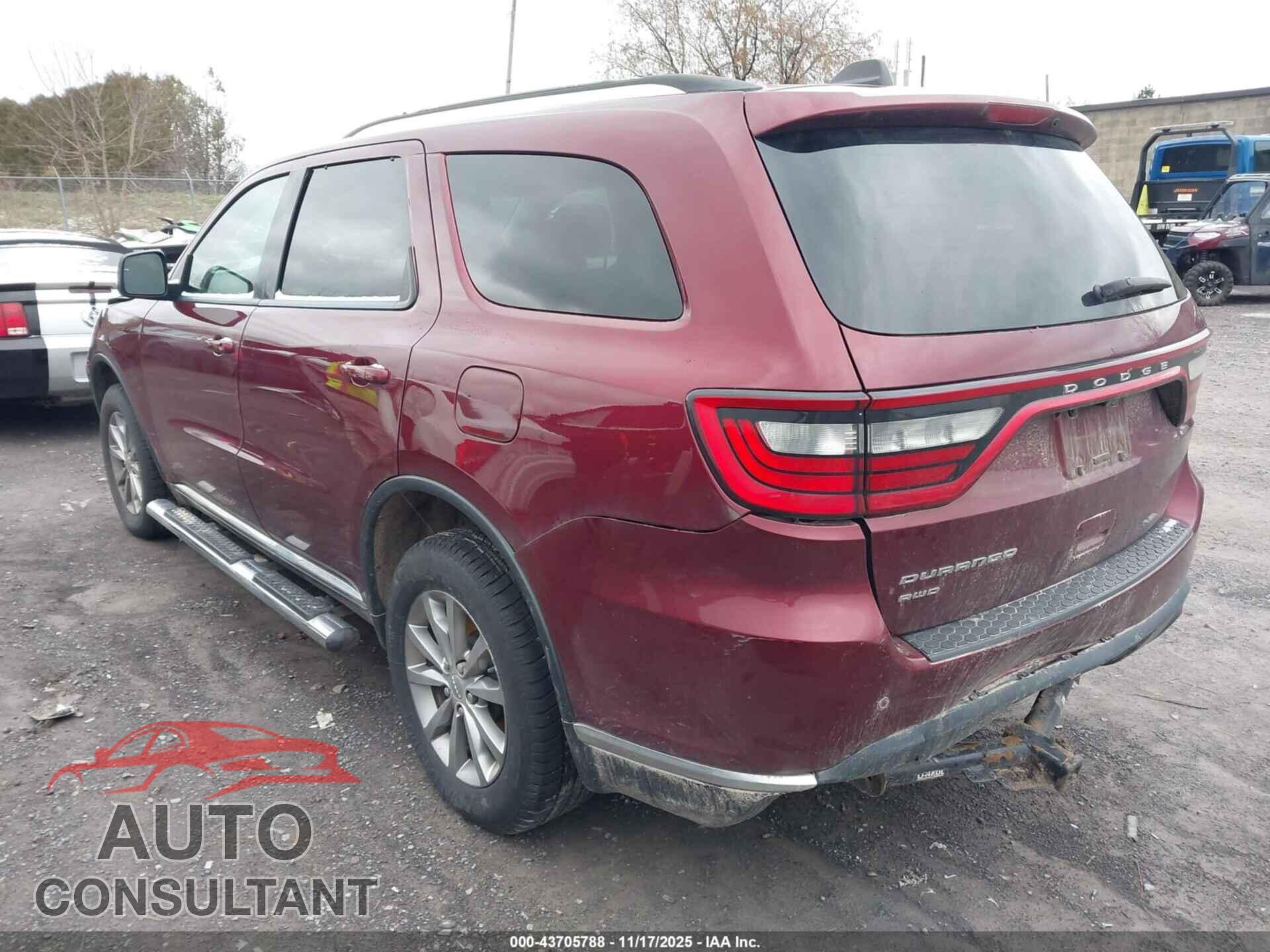 DODGE DURANGO 2017 - 1C4RDJAG8HC757932