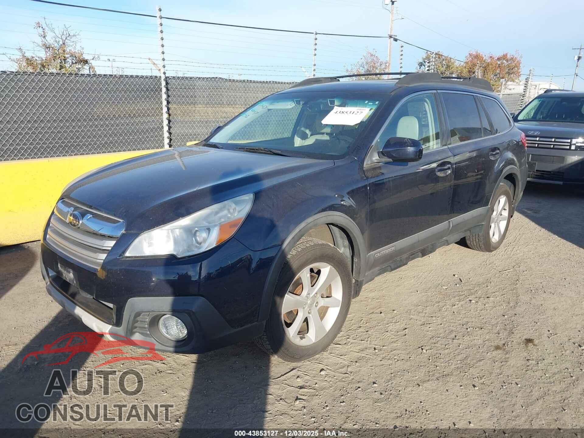 SUBARU OUTBACK 2013 - 4S4BRBPC8D3286996