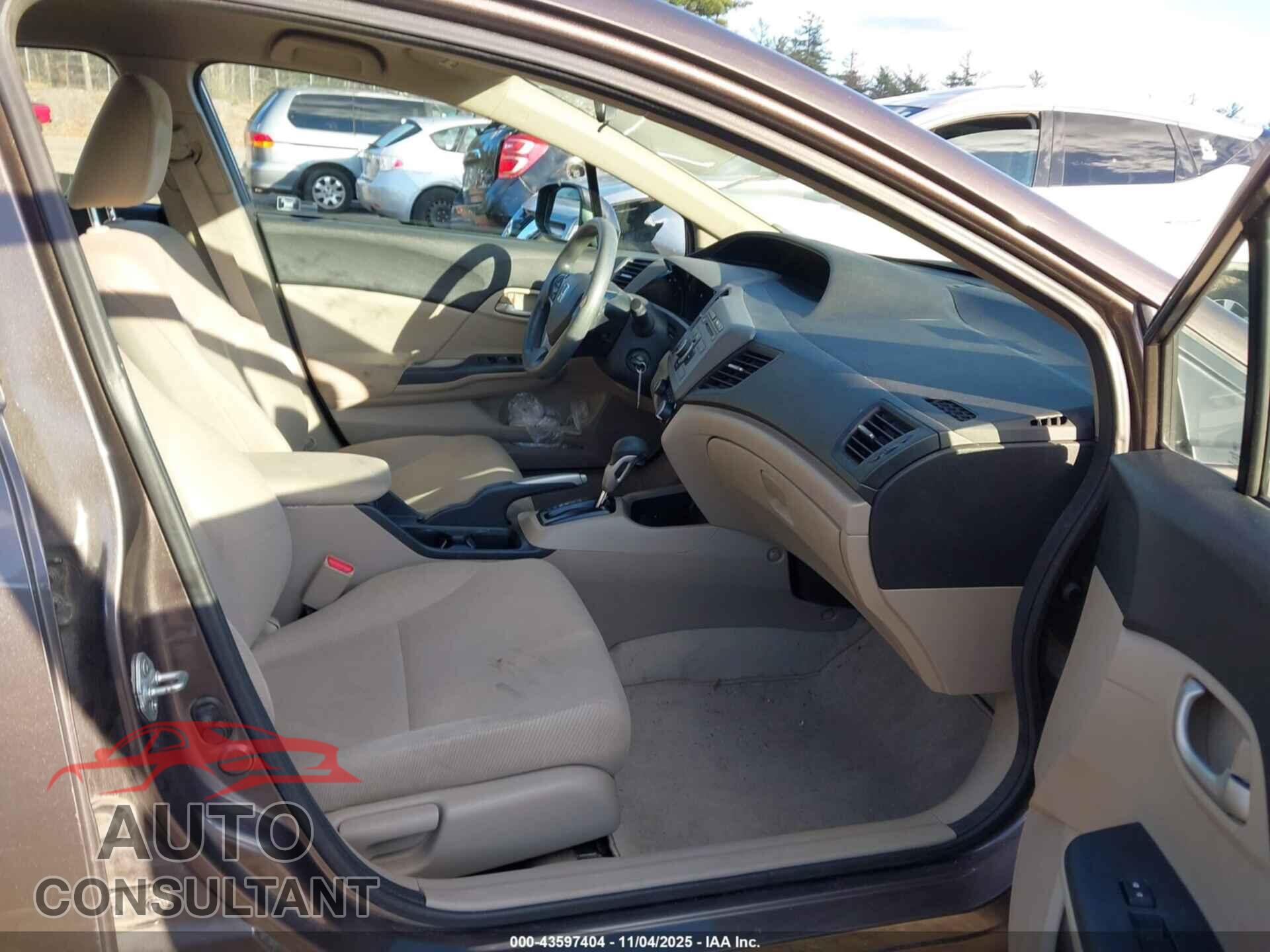 HONDA CIVIC 2012 - 2HGFB2F56CH545821