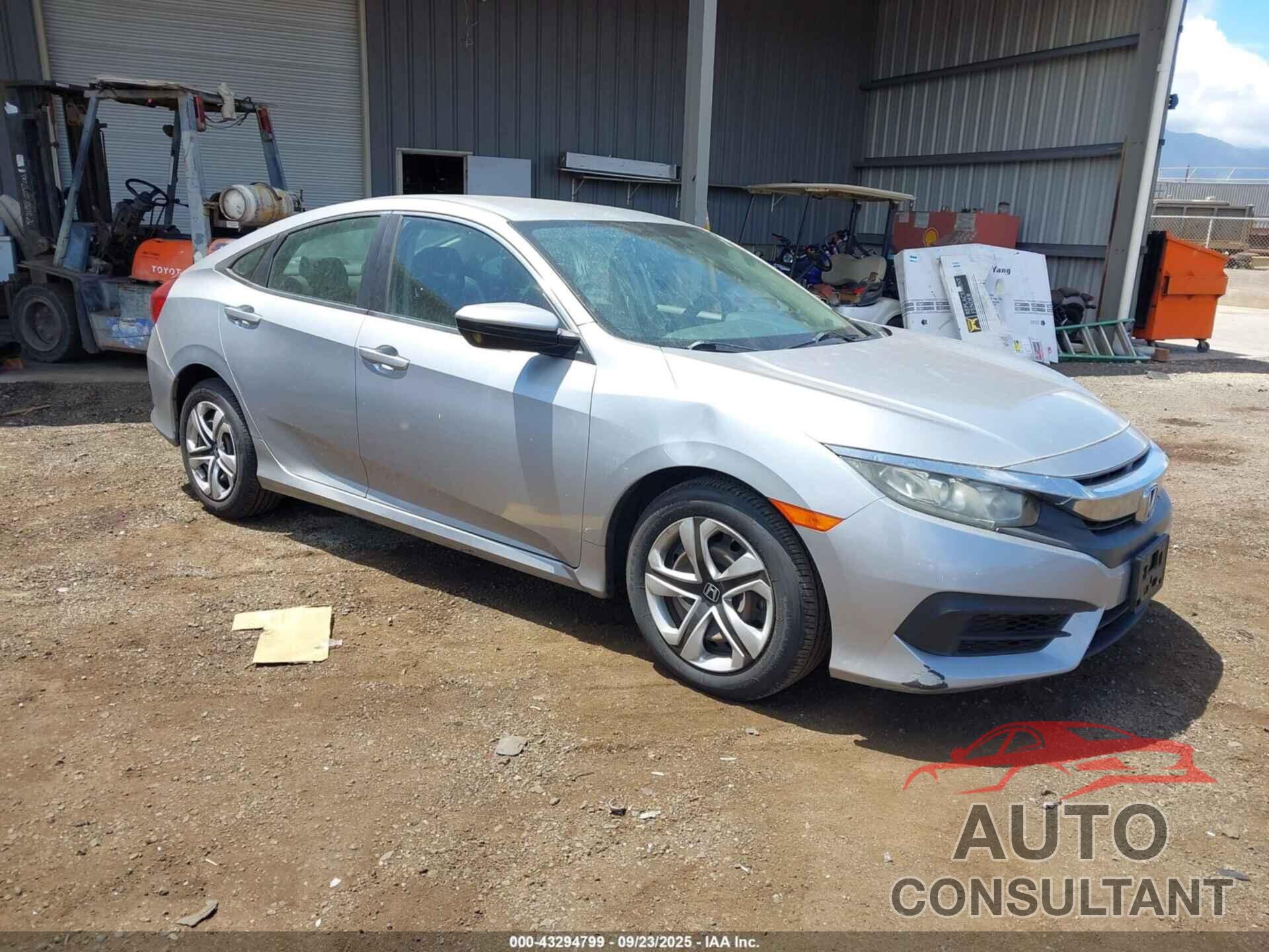 HONDA CIVIC 2018 - 2HGFC2F54JH598768