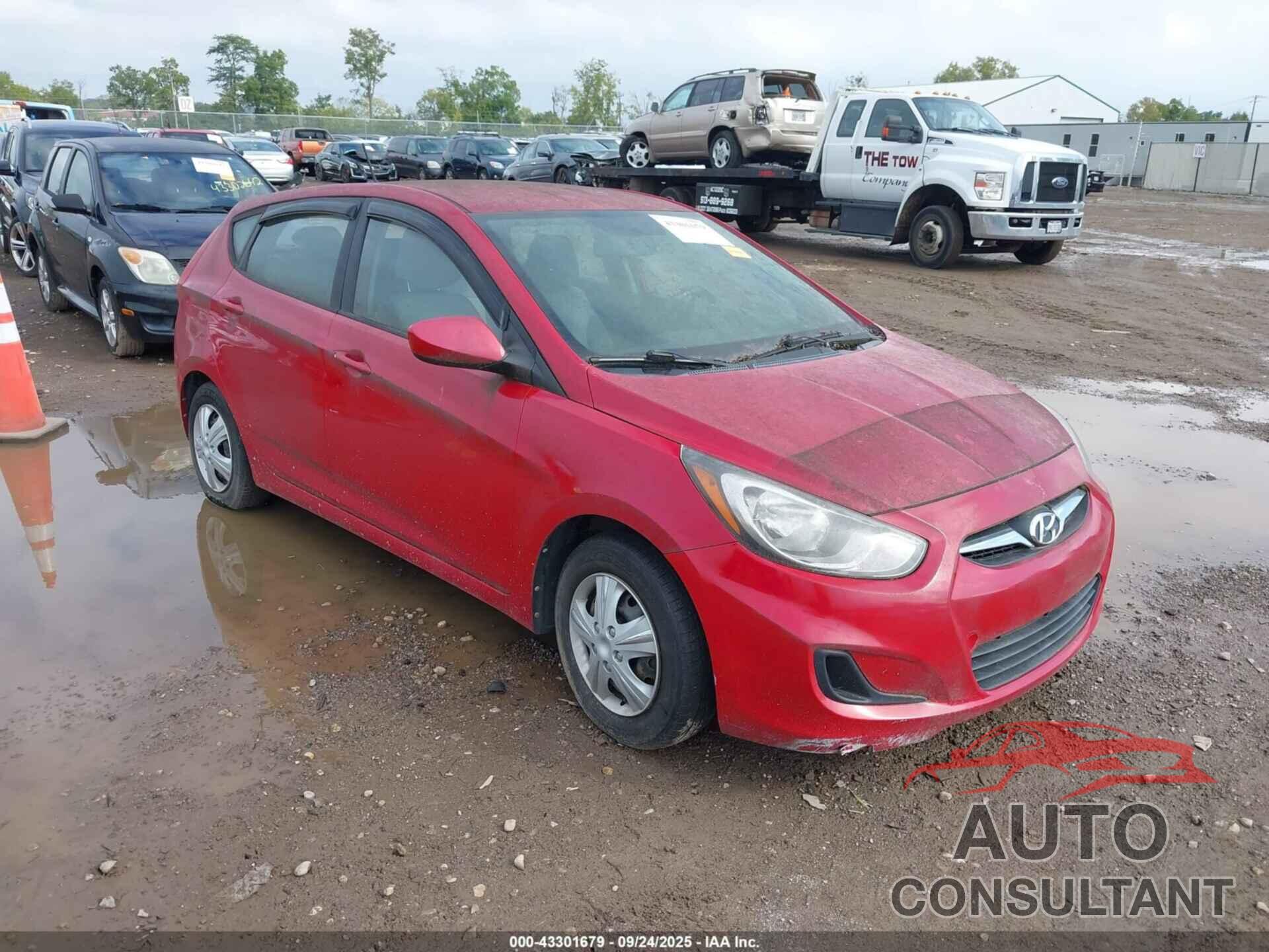 HYUNDAI ACCENT 2012 - KMHCT5AE2CU037832