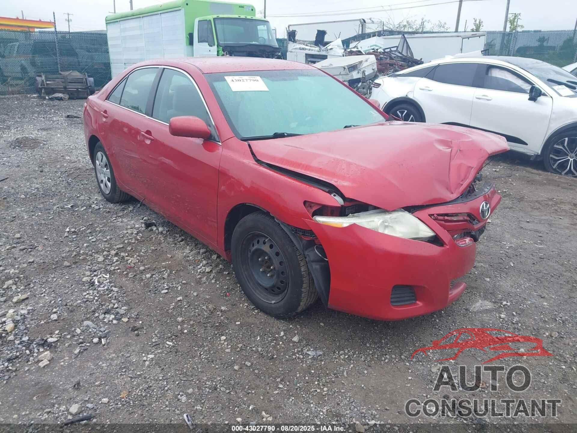 TOYOTA CAMRY 2011 - 4T1BF3EK4BU652307