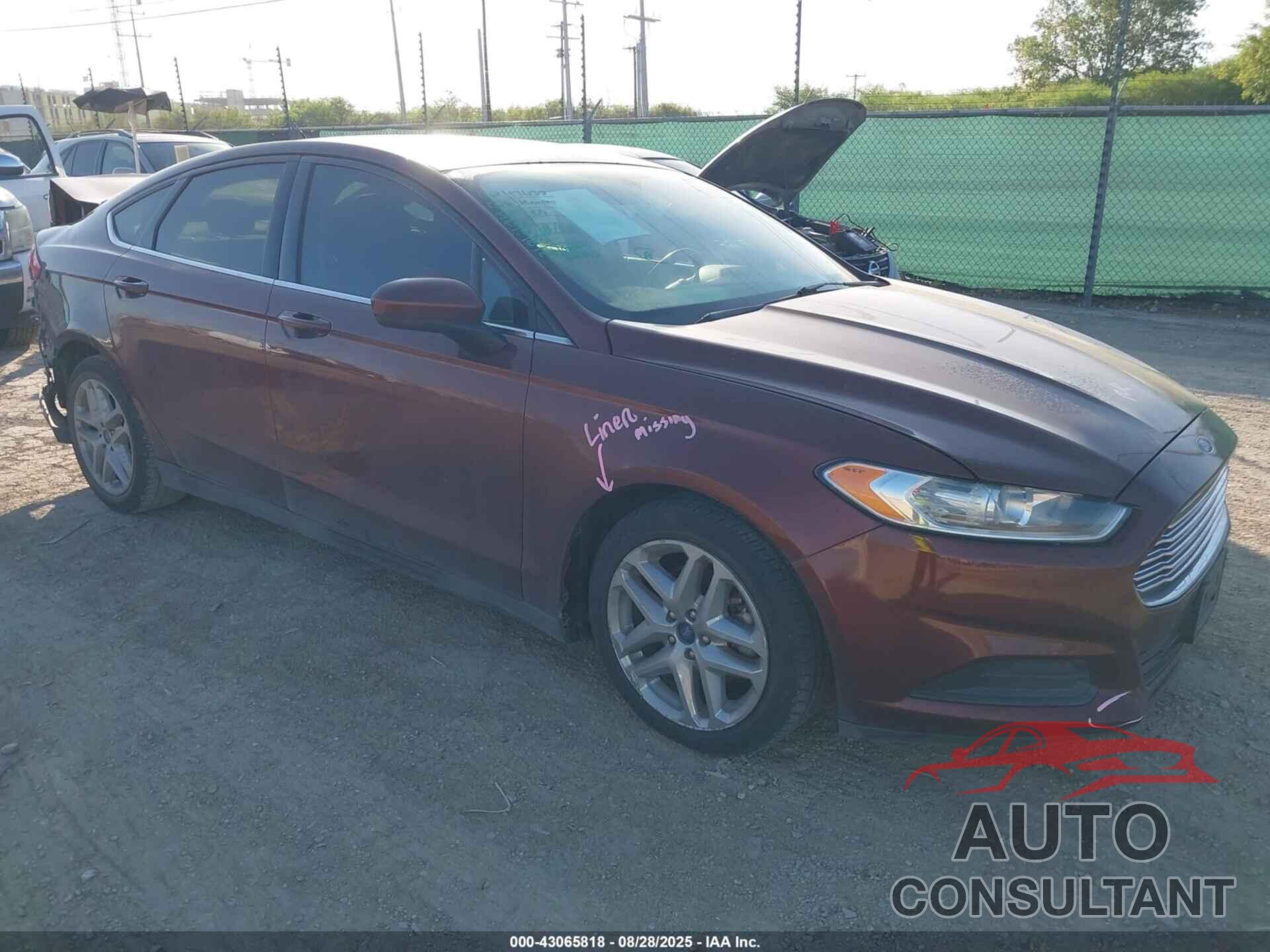 FORD FUSION 2016 - 3FA6P0G7XGR302145